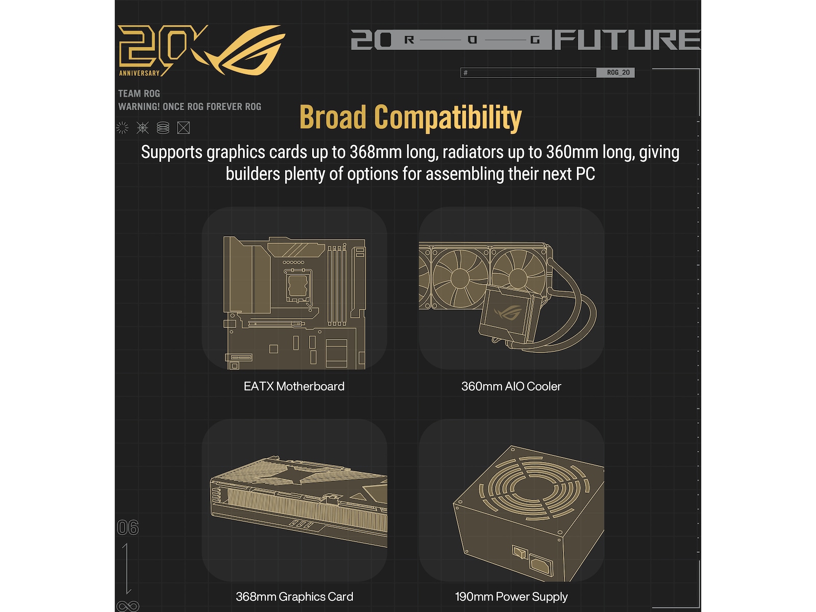 ASUS ROG GR20 Edition 20 Mid Tower Midi tower