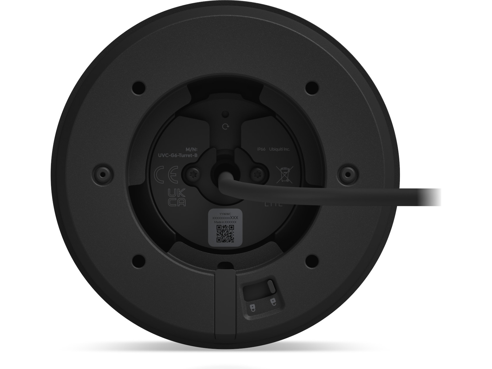Ubiquiti UniFi G6 Turret 4K overvåkningskamera (sort) Overvåkningskameraer