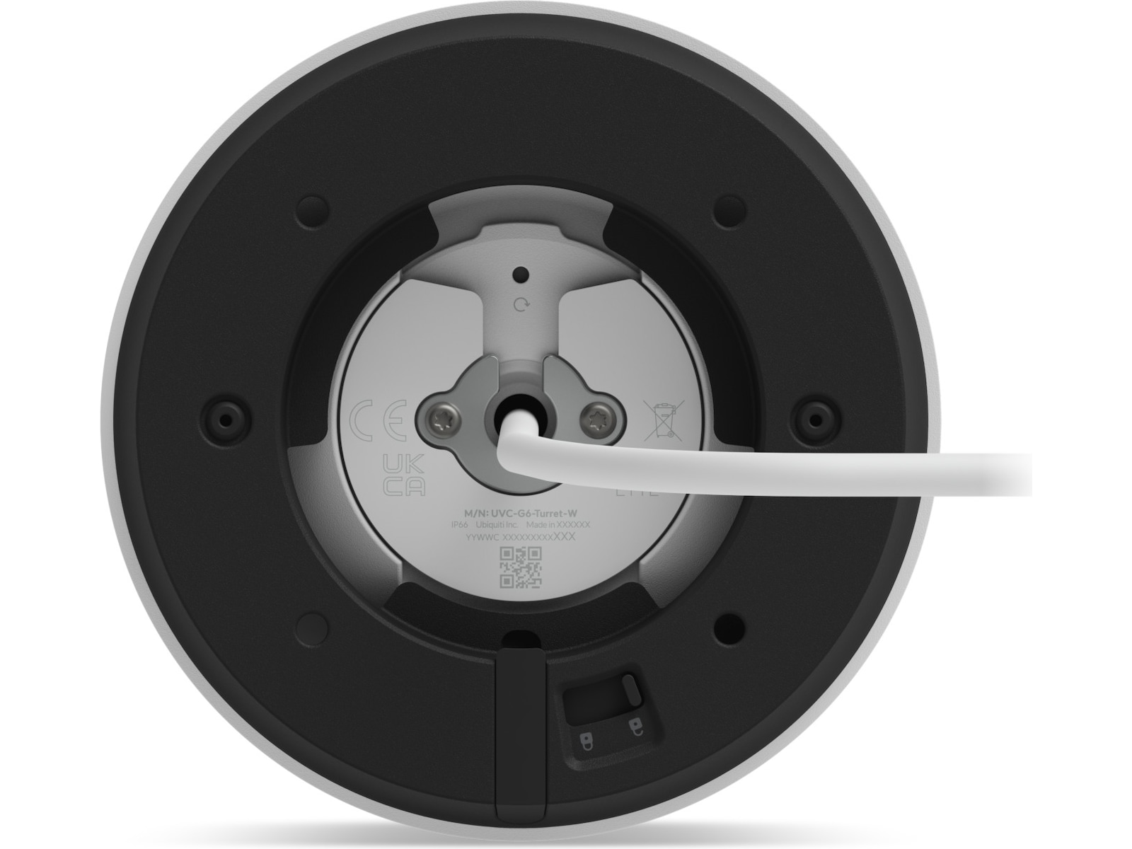 Ubiquiti UniFi G6 Turret 4K overvåkningskamera (hvit) Overvåkningskameraer