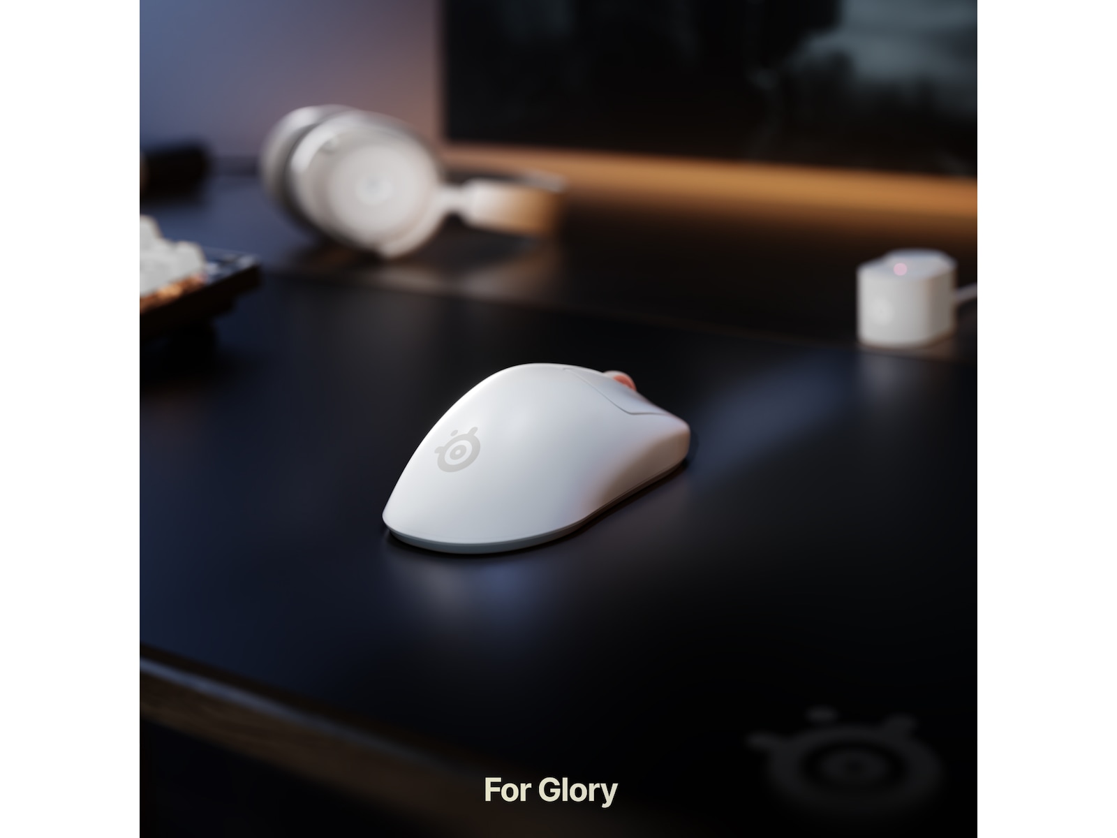 SteelSeries Rival Pro Wireless Mini (hvit) Gamingmus