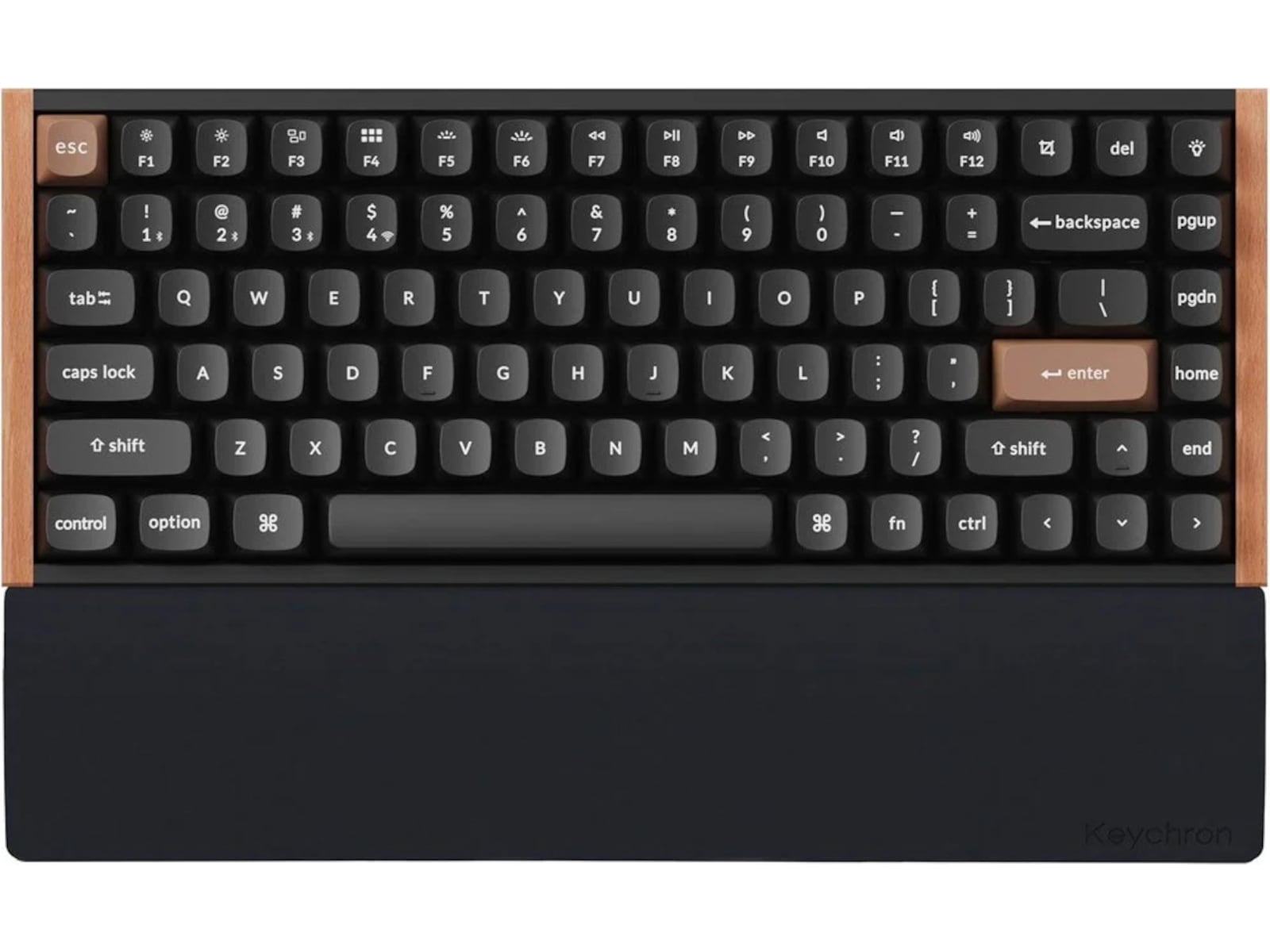 Keychron K2/K6/K2 Pro/K6 Pro Silikon Håndleddsstøtte Tilbehør til gaming- tastatur og mus