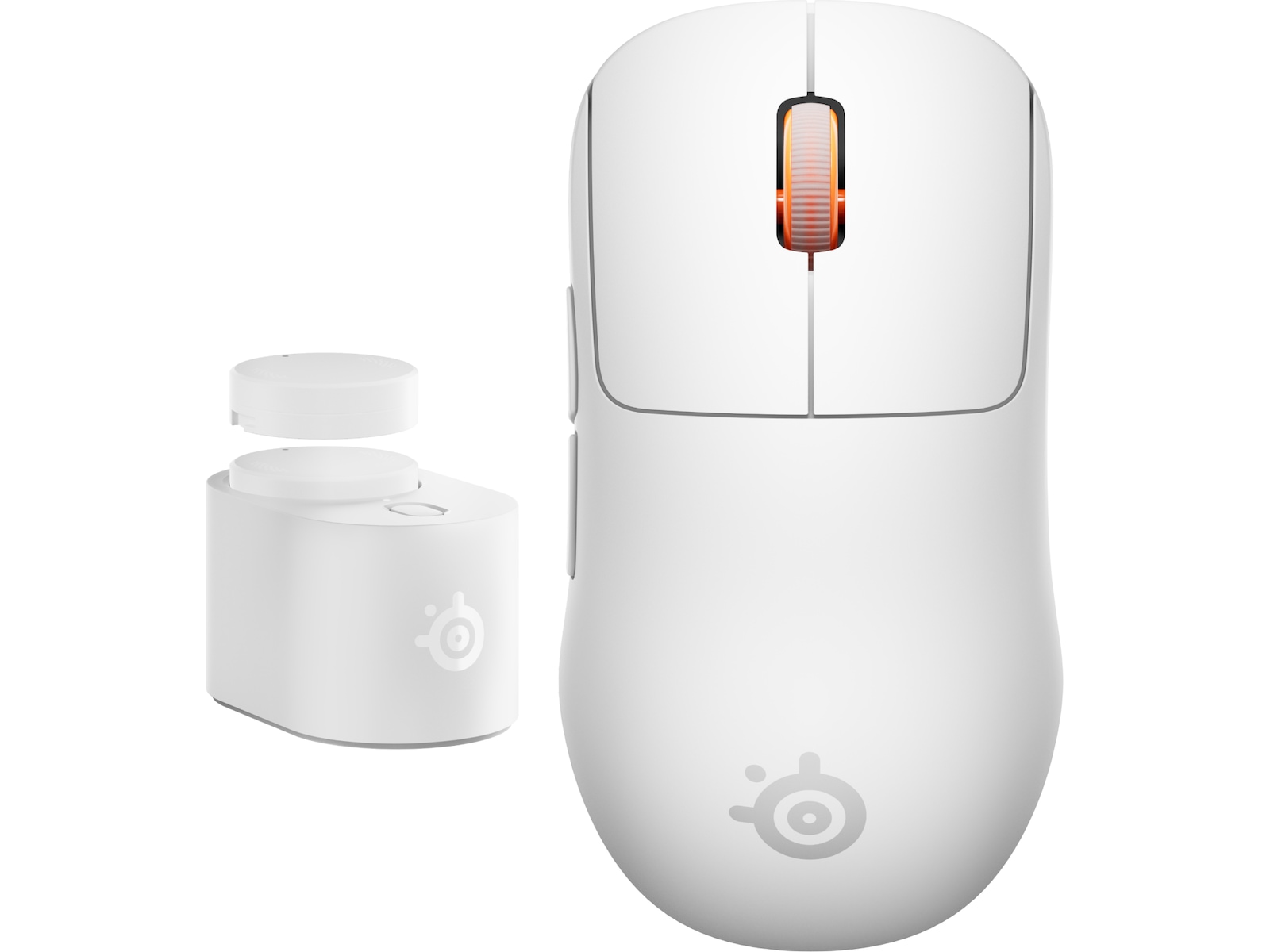 SteelSeries Sensei Pro Wireless (hvit) Gamingmus
