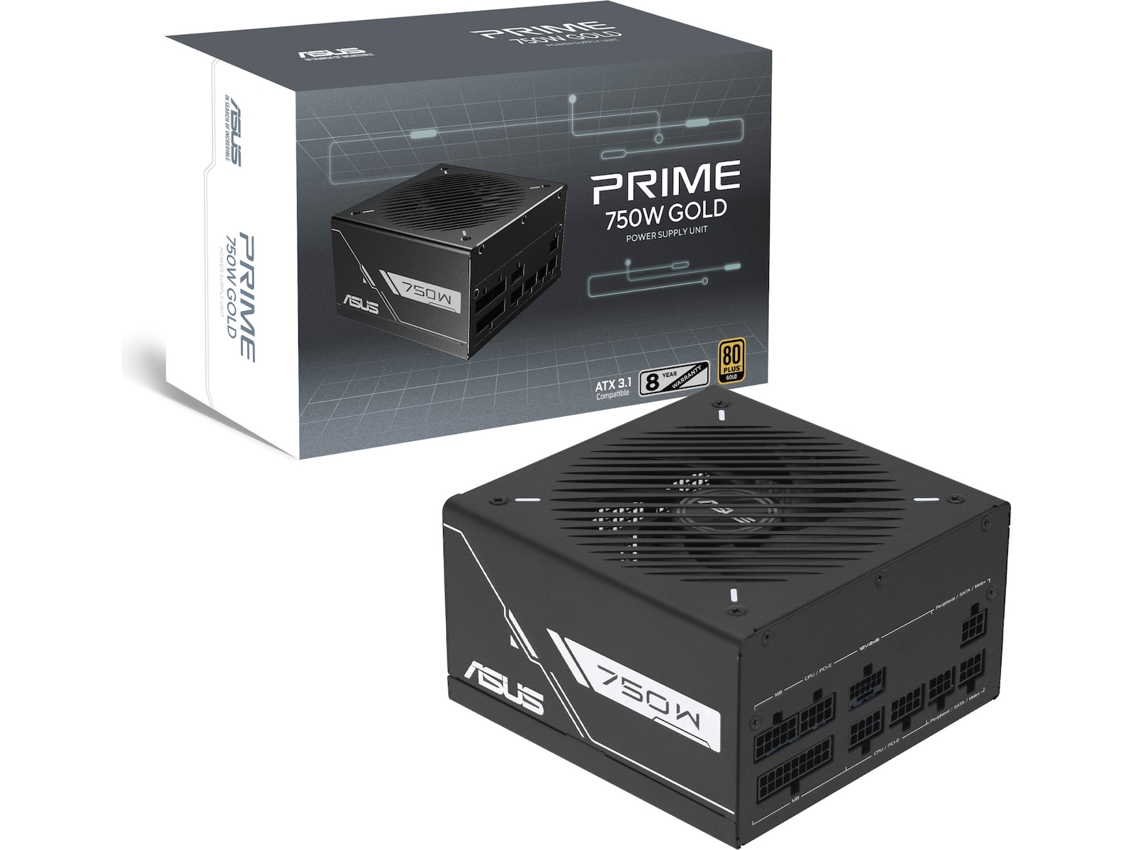 ASUS PRIME 750W GOLD 2026 PSU Enheter