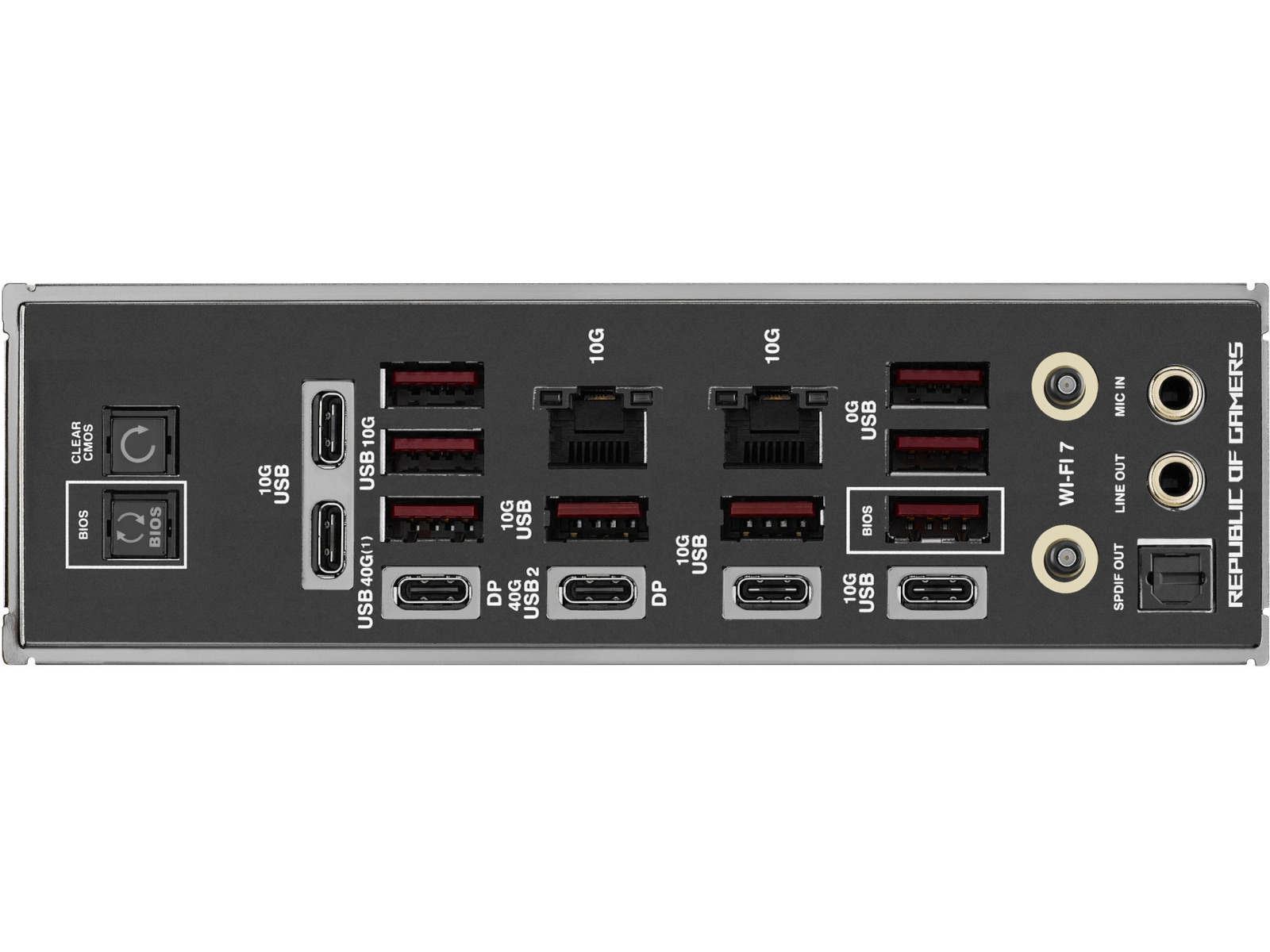 ASUS ROG Crosshair X870E Edition 20 hovedkort AMD Socket