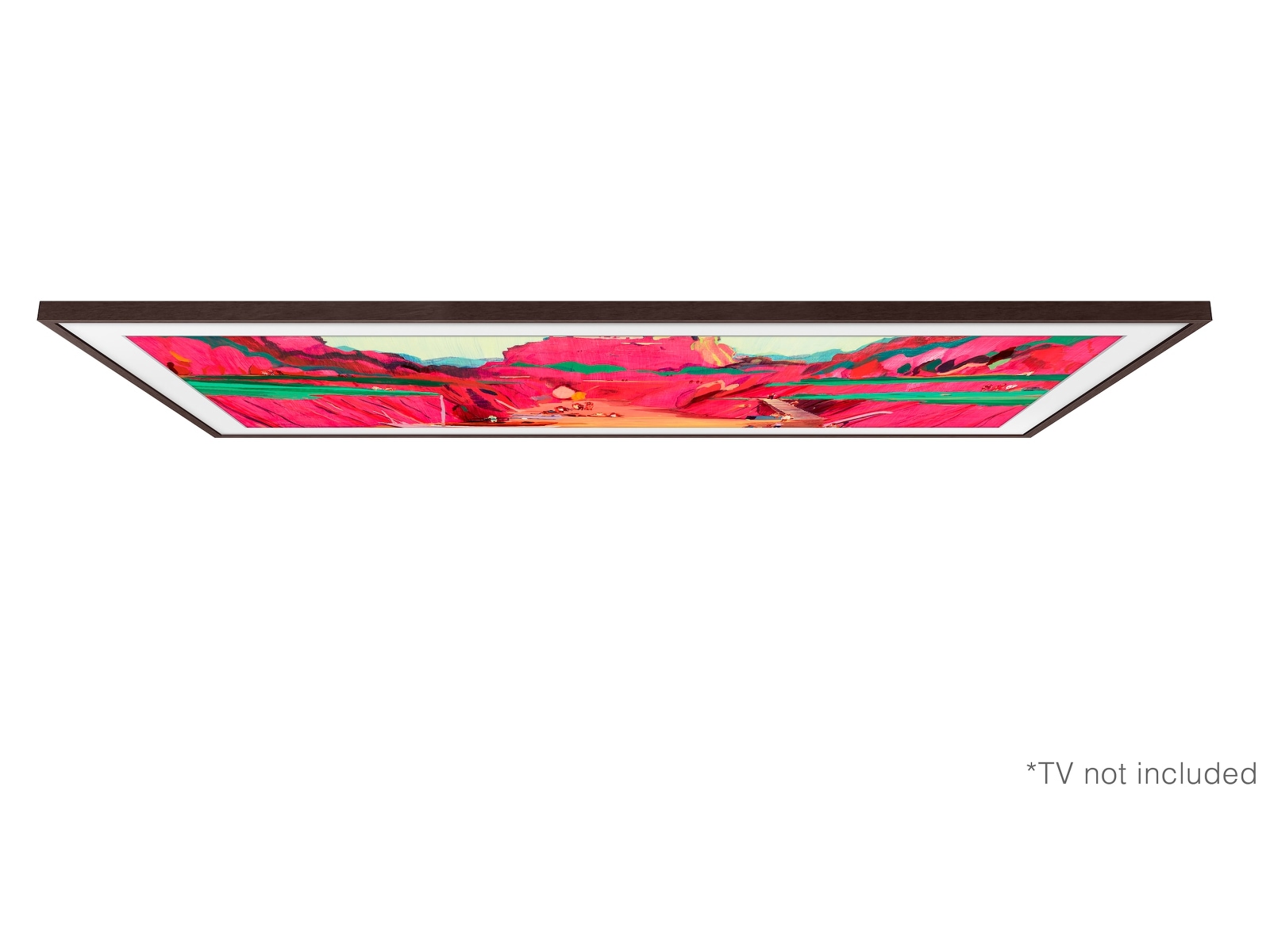 Samsung 75" ramme til The Frame og The Frame Pro (2021-2025, Phantom Brown) -B-Grade Demo TV/projektor