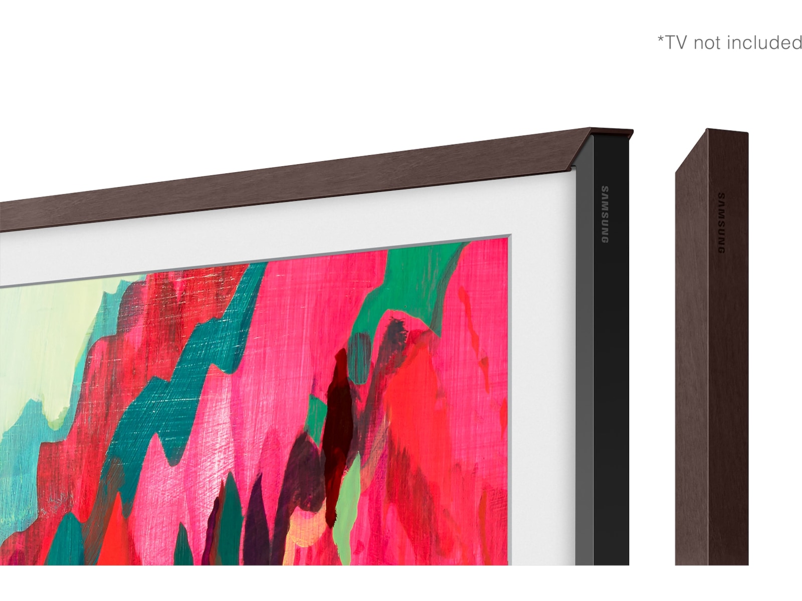 Samsung 75" ramme til The Frame og The Frame Pro (2021-2025, Phantom Brown) -B-Grade Demo TV/projektor