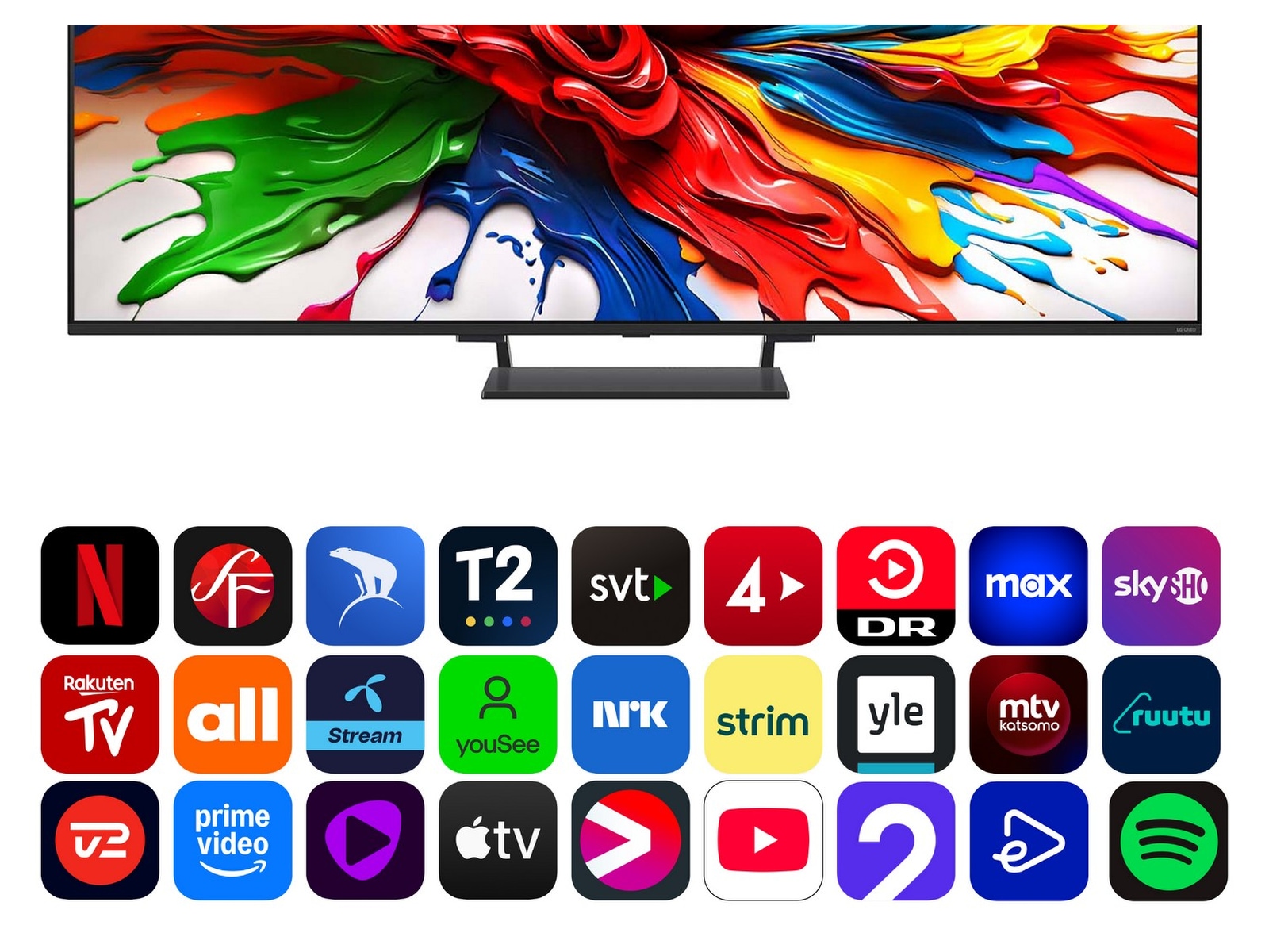 LG 55" QNED93 AI 4K QNED Smart TV (2025) -B-Grade Demo TV/projektor