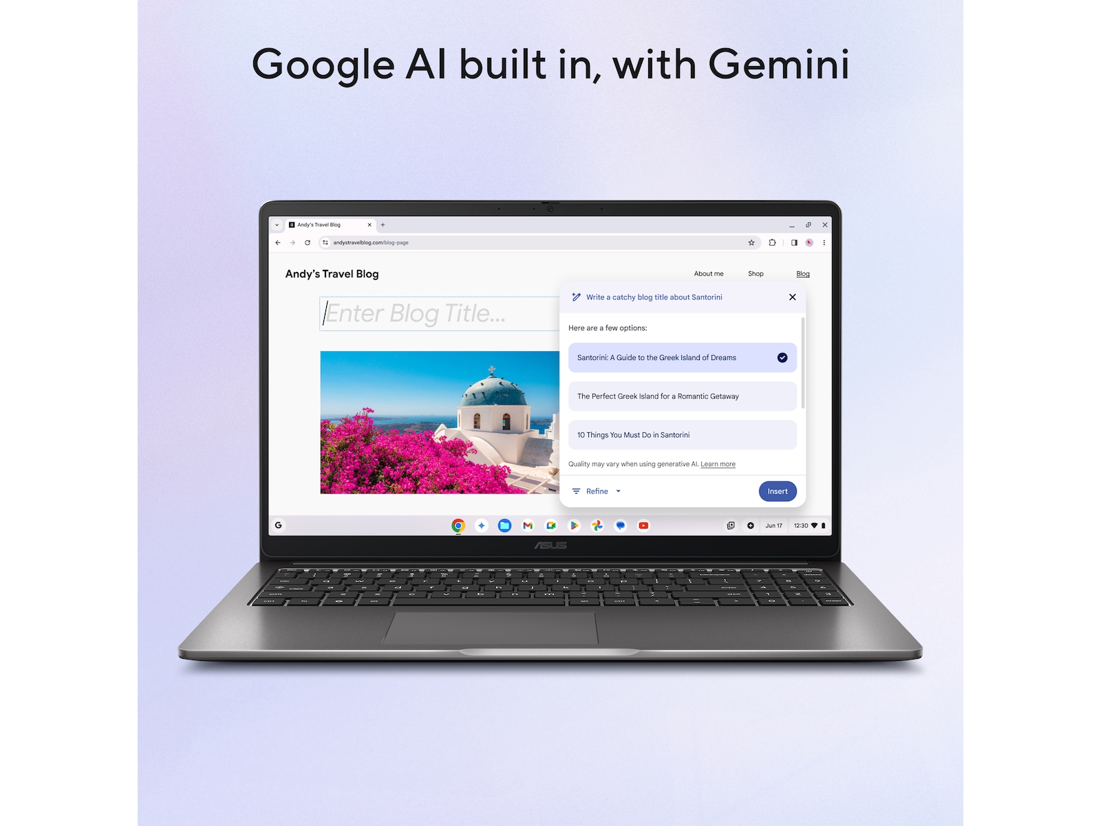 ASUS Chromebook Plus CX15 15,6" FHD -B-Grade Demo bærbar PC