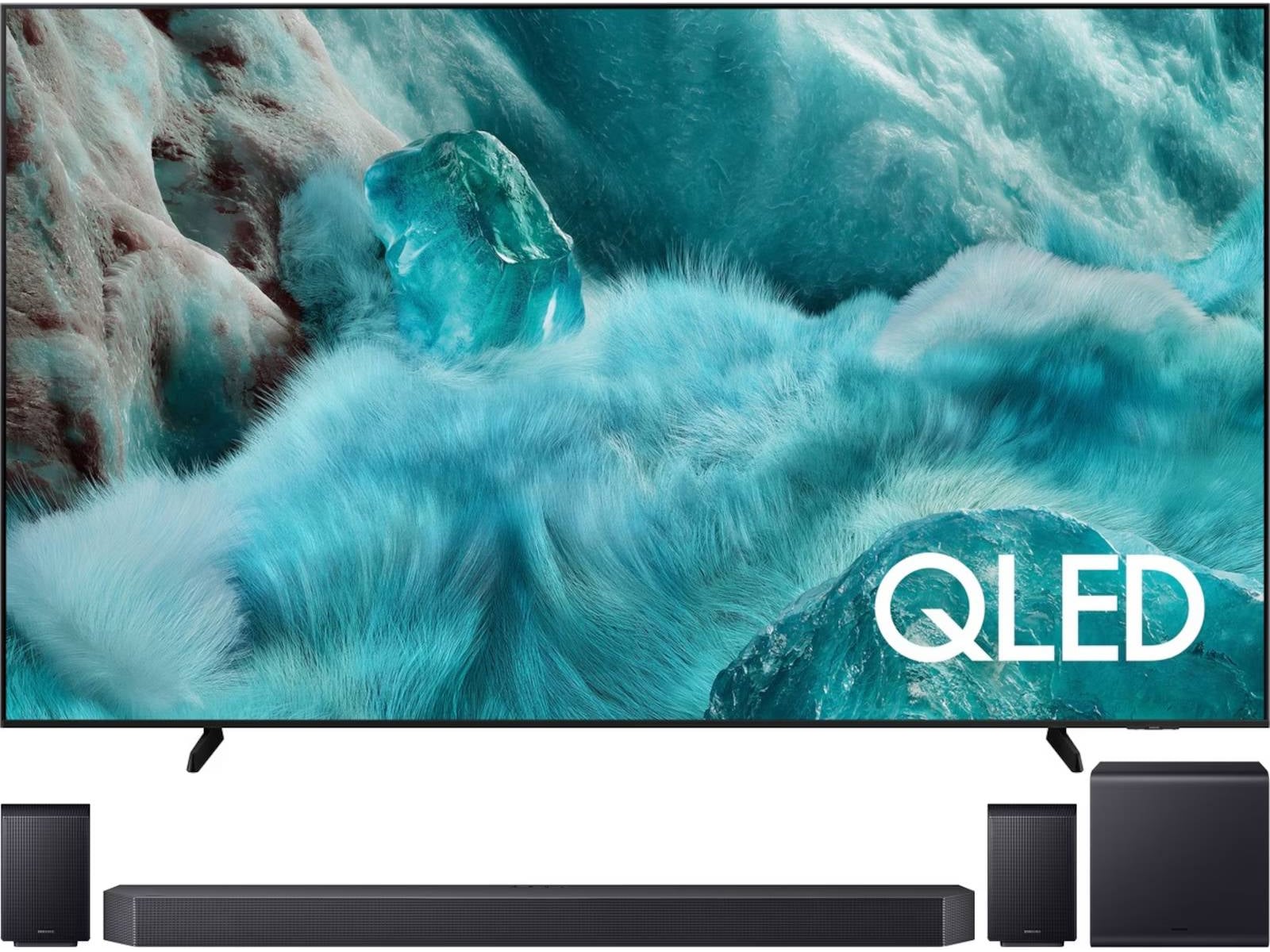 Samsung 98" Q7F QLED 4K Smart TV (2025) + HWQ995F Soundbar Over 80 tommer TV