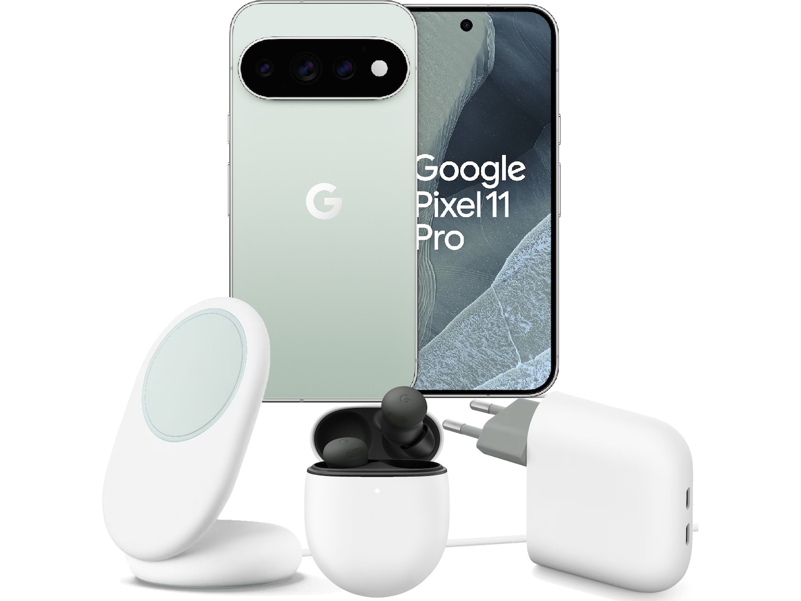 Google Pixel 11 Pro 256GB (Fog) Mobiltelefoner
