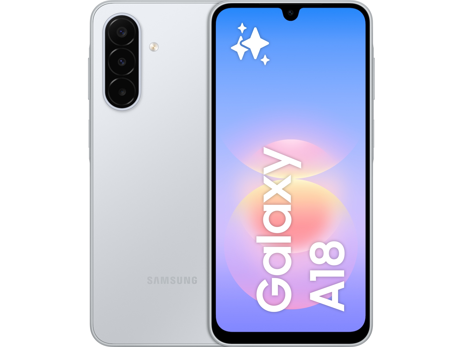 Samsung Galaxy A18 LTE 256GB (silver) Mobiltelefoner