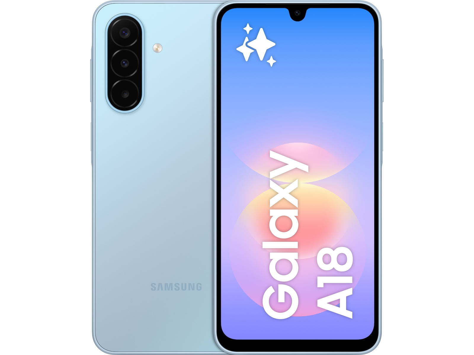 Samsung Galaxy A18 LTE 256GB (light blue) Mobiltelefoner