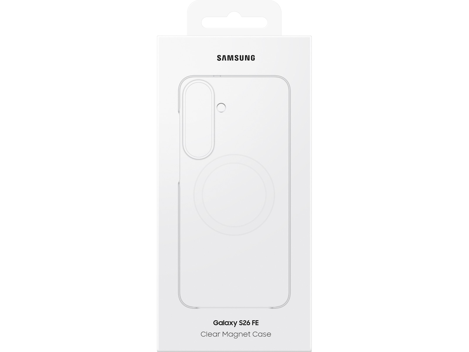 Samsung Galaxy S26 FE Clear Magnet Case (gjennomsiktig) Mobildeksel