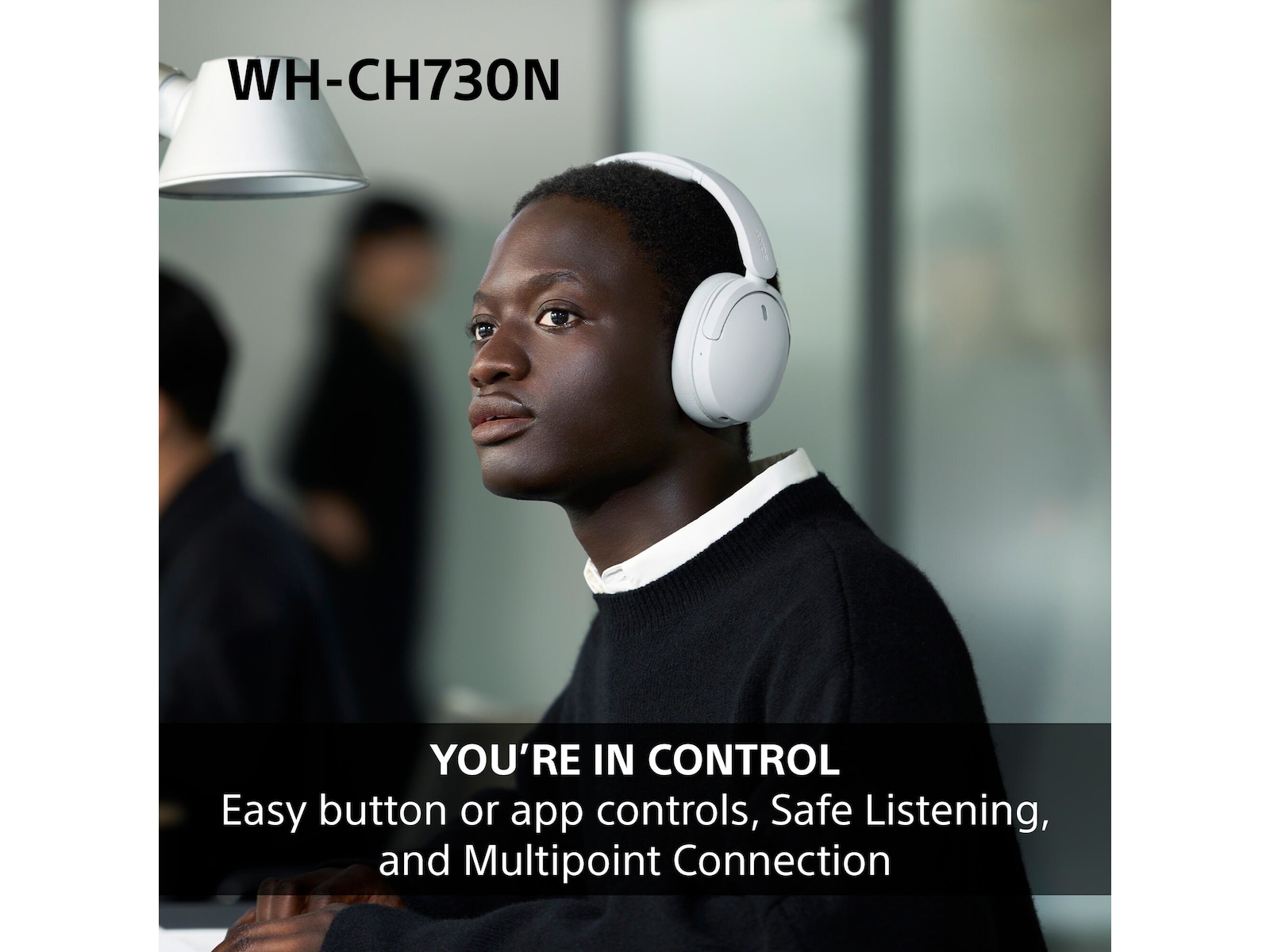 Sony WH-CH730N Trådløse Hodetelefoner (sort) Hodetelefoner