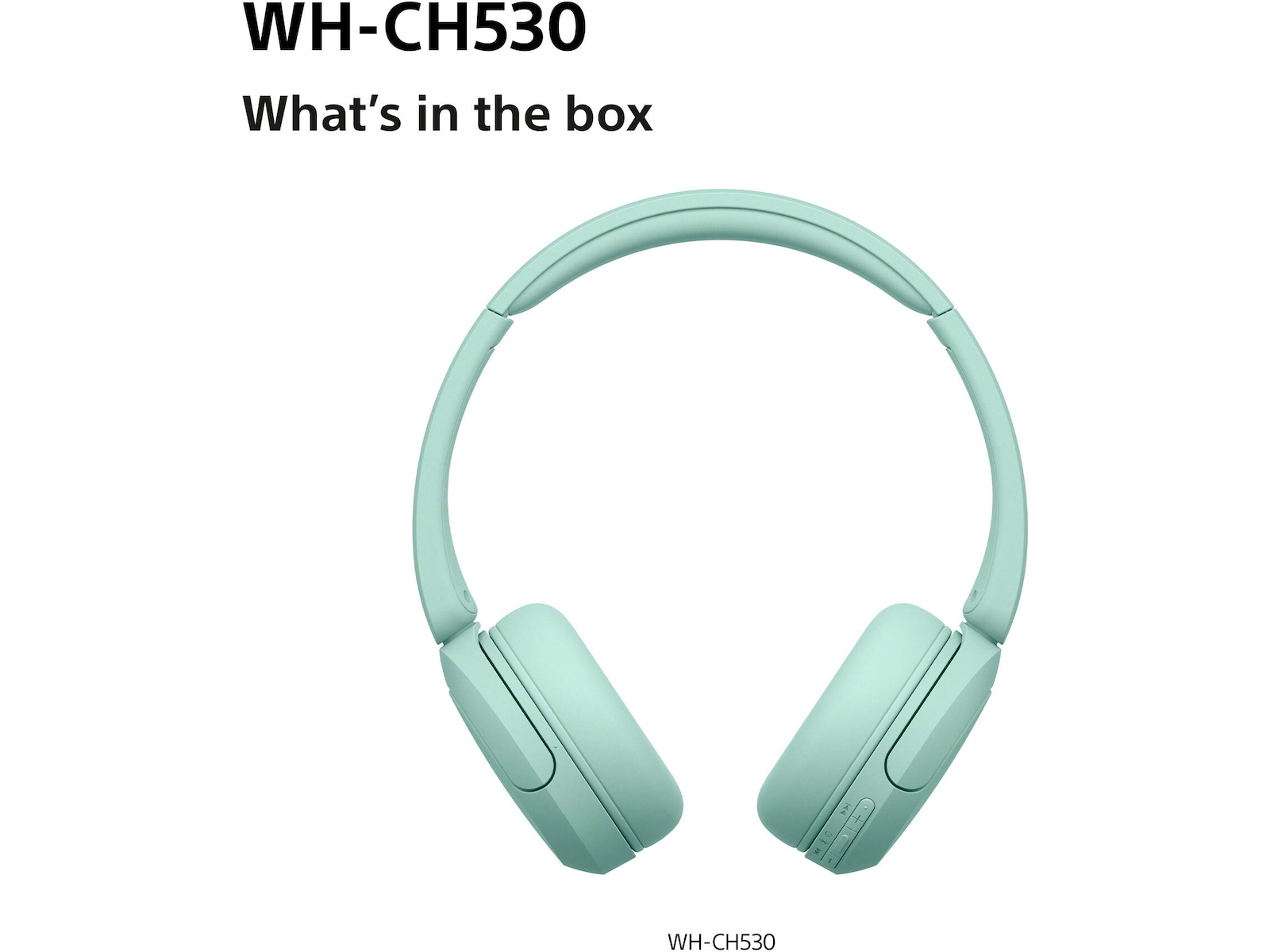 Sony WH-CH530 Trådløse Bluetooth Hodetelefoner (mint) Hodetelefoner