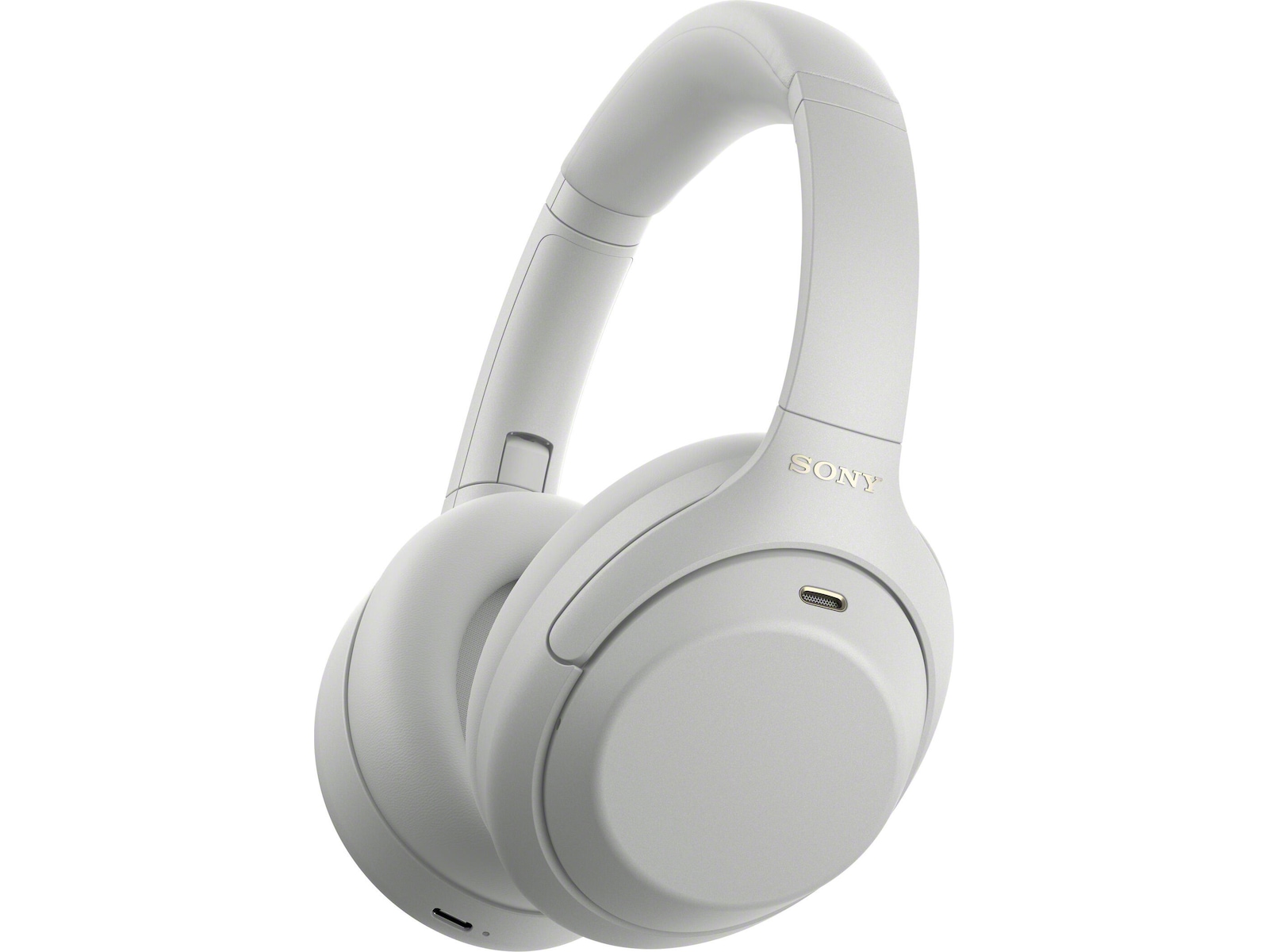 Sony WH-1000XM4C trådløse hodetelefoner (platinum silver) Hodetelefoner