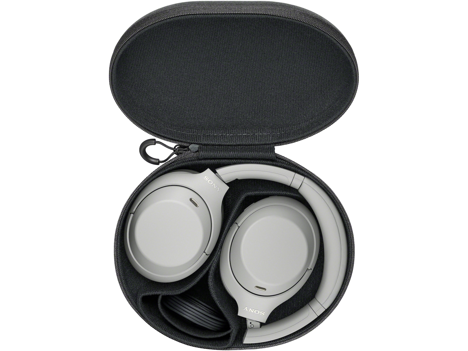 Sony WH-1000XM4C trådløse hodetelefoner (platinum silver) Hodetelefoner
