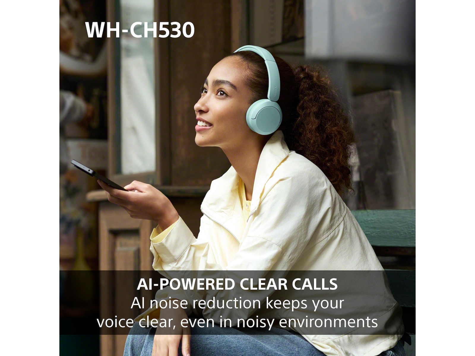 Sony WH-CH530 Trådløse Bluetooth Hodetelefoner (cobalt) Hodetelefoner