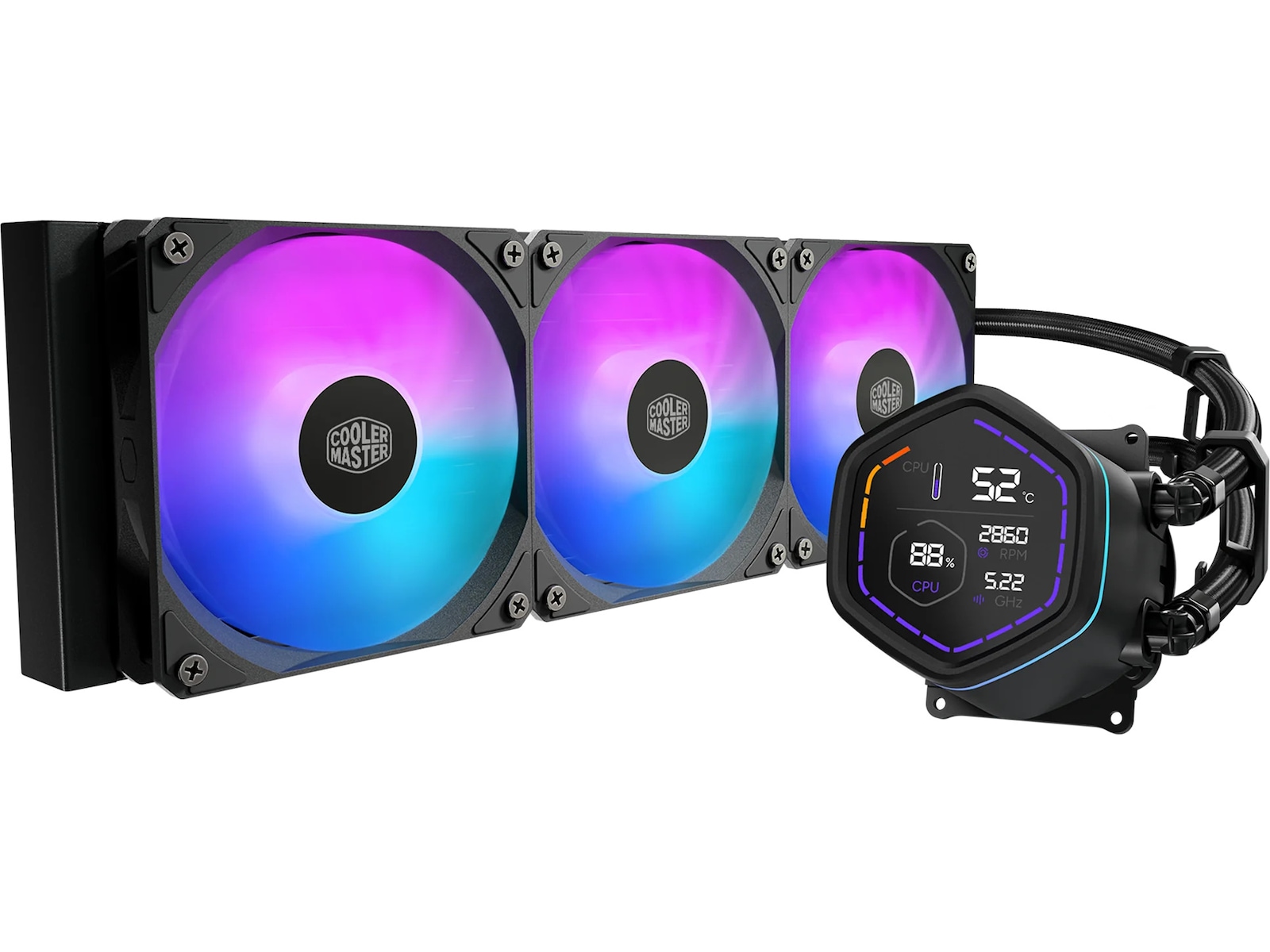 Cooler Master Masterliquid Core Nex Digital 360 ARGB Kjøler CPU - Vannkjøling