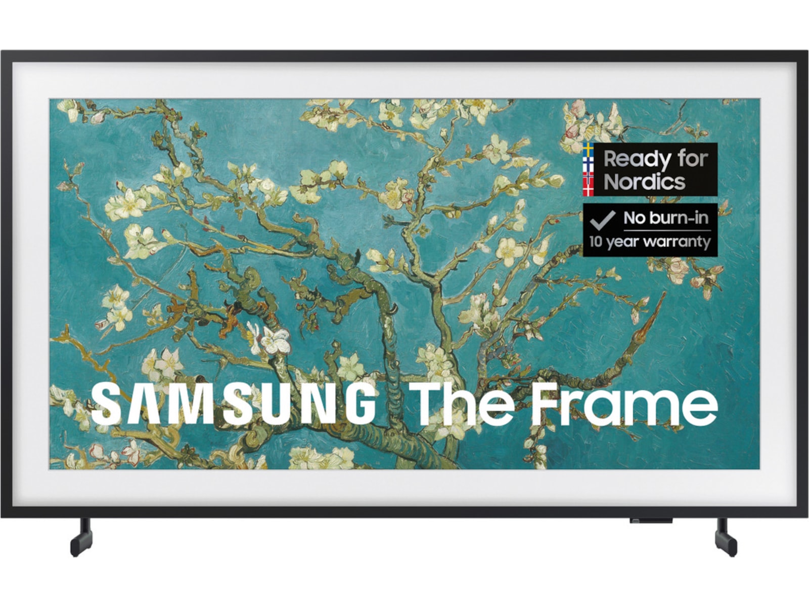 Samsung 32" LS03C The Frame (2023) + sand gold ramme 20 - 49 tommer TV