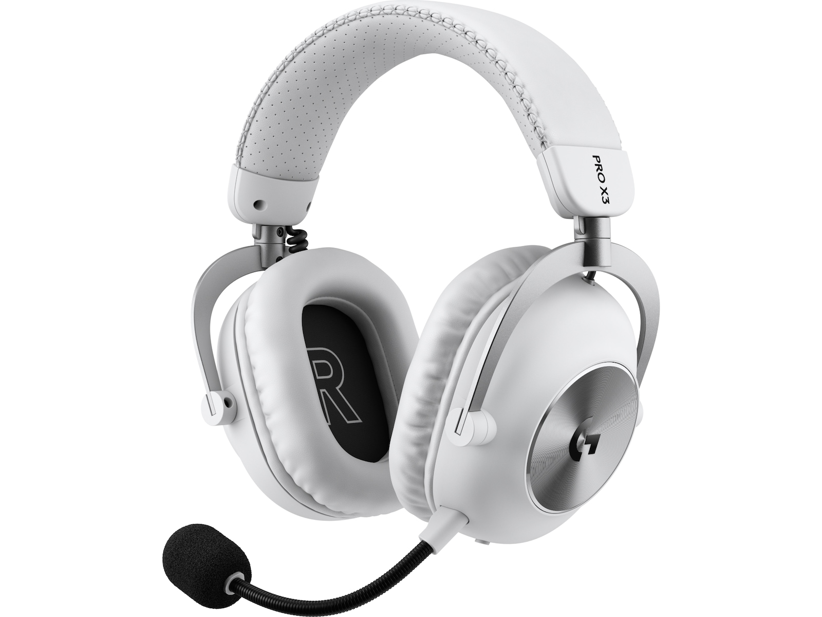 Logitech G PRO X3 LIGHTSPEED trådløst gaming-headset (hvit) Gamingheadset