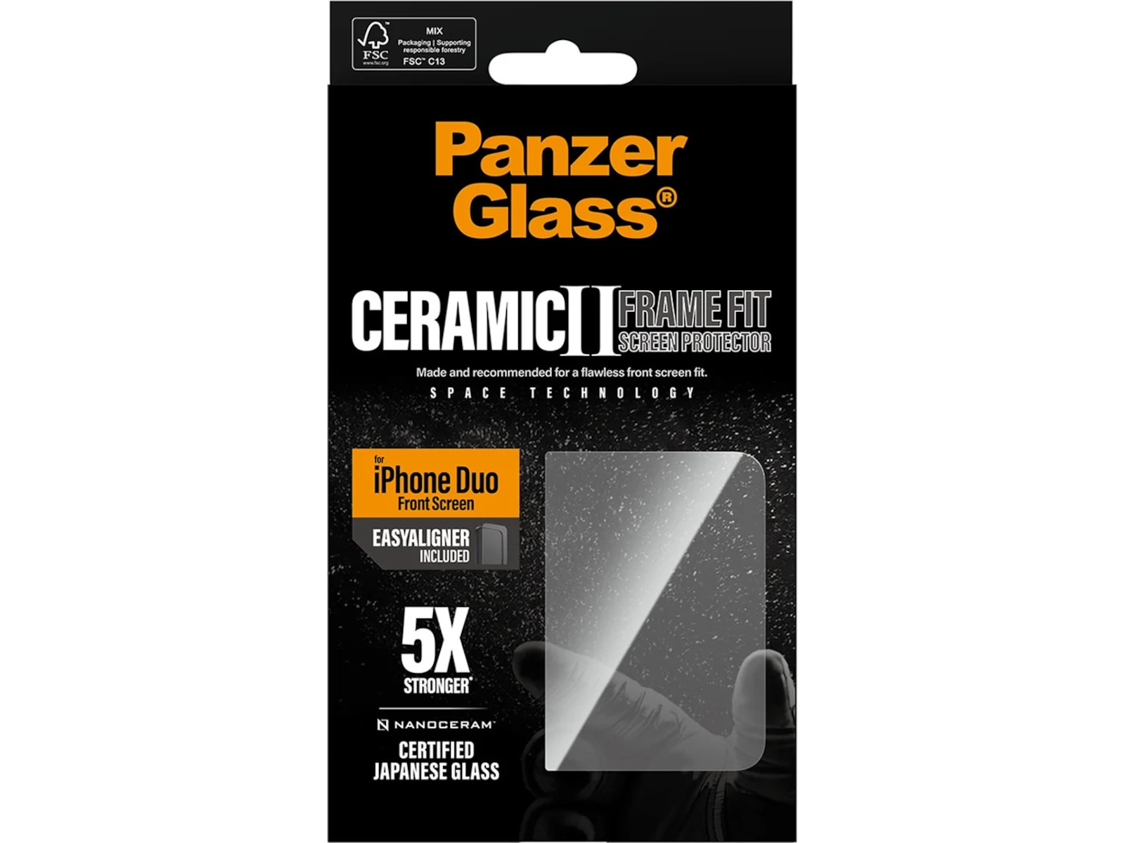 PanzerGlass iPhone Duo Ceramic Sub Skjermbeskytter Skjermbeskytter