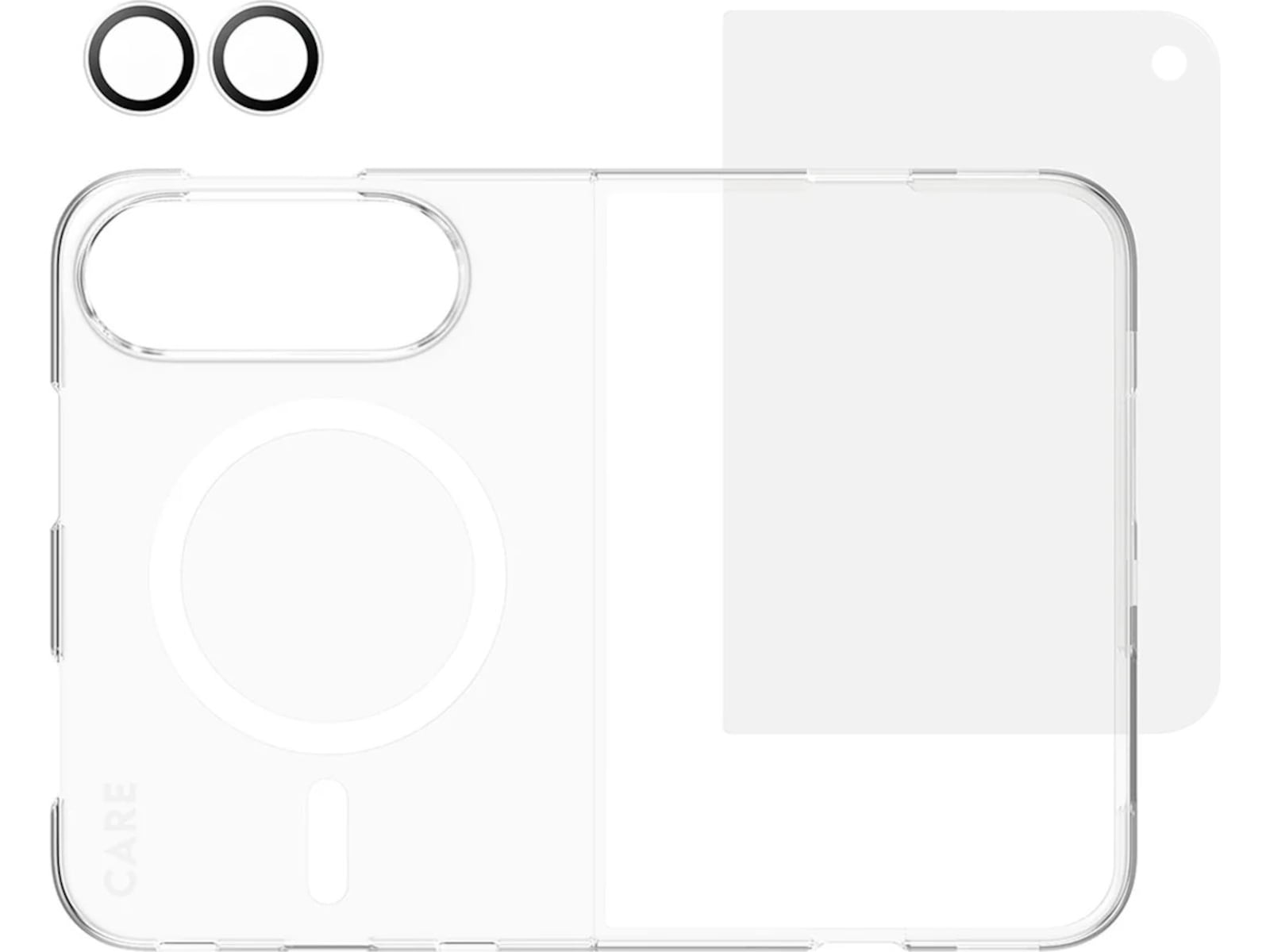 PanzerGlass CARE iPhone Duo Privacy 3-in-1 Bundle Mobildeksel