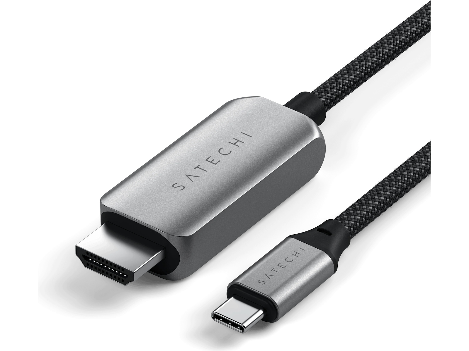 Satechi USB-C til HDMI 2.1 8K-kabel 2m USB-kabler