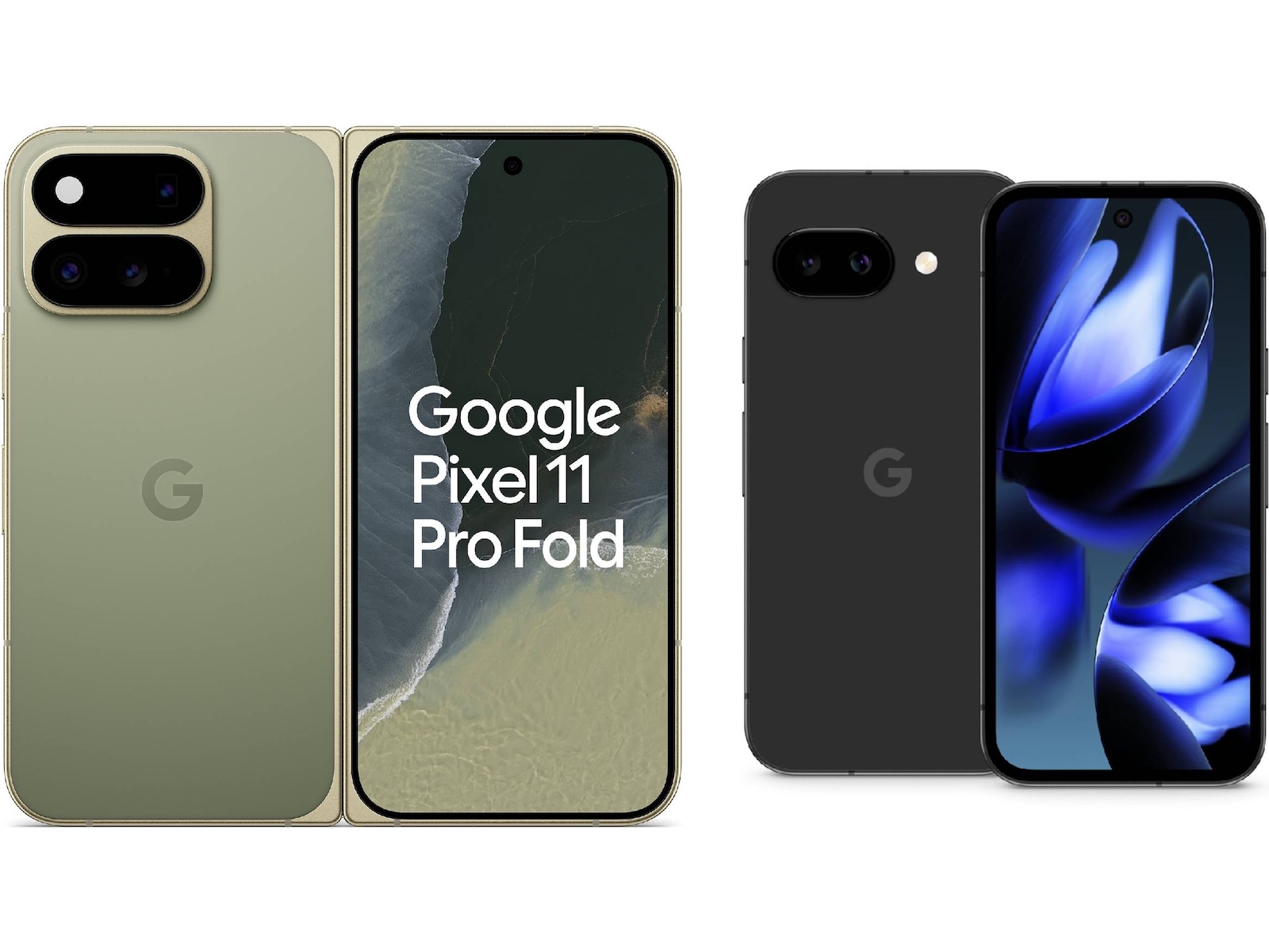 Google Pixel 11 Pro Fold 256GB (olive) Mobiltelefoner