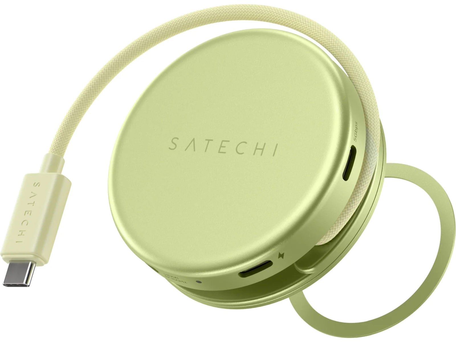 Satechi OntheGo 5-in-1 Multiport Adapter (citrus) Dockingstasjon & USB-HUB