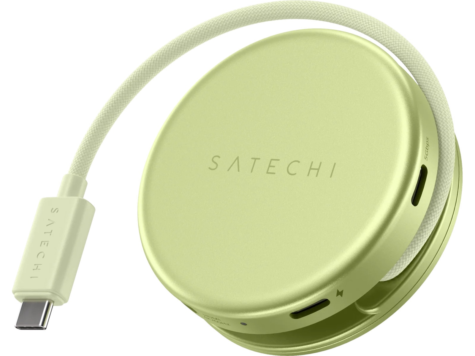 Satechi OntheGo 5-in-1 Multiport Adapter (citrus) Dockingstasjon & USB-HUB