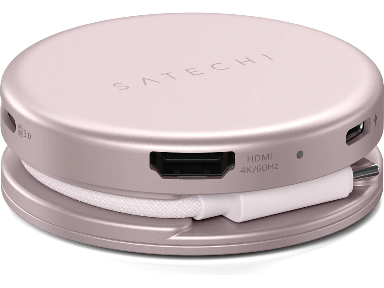 Satechi OntheGo 5-in-1 Multiport Adapter (blush) Dockingstasjon & USB-HUB