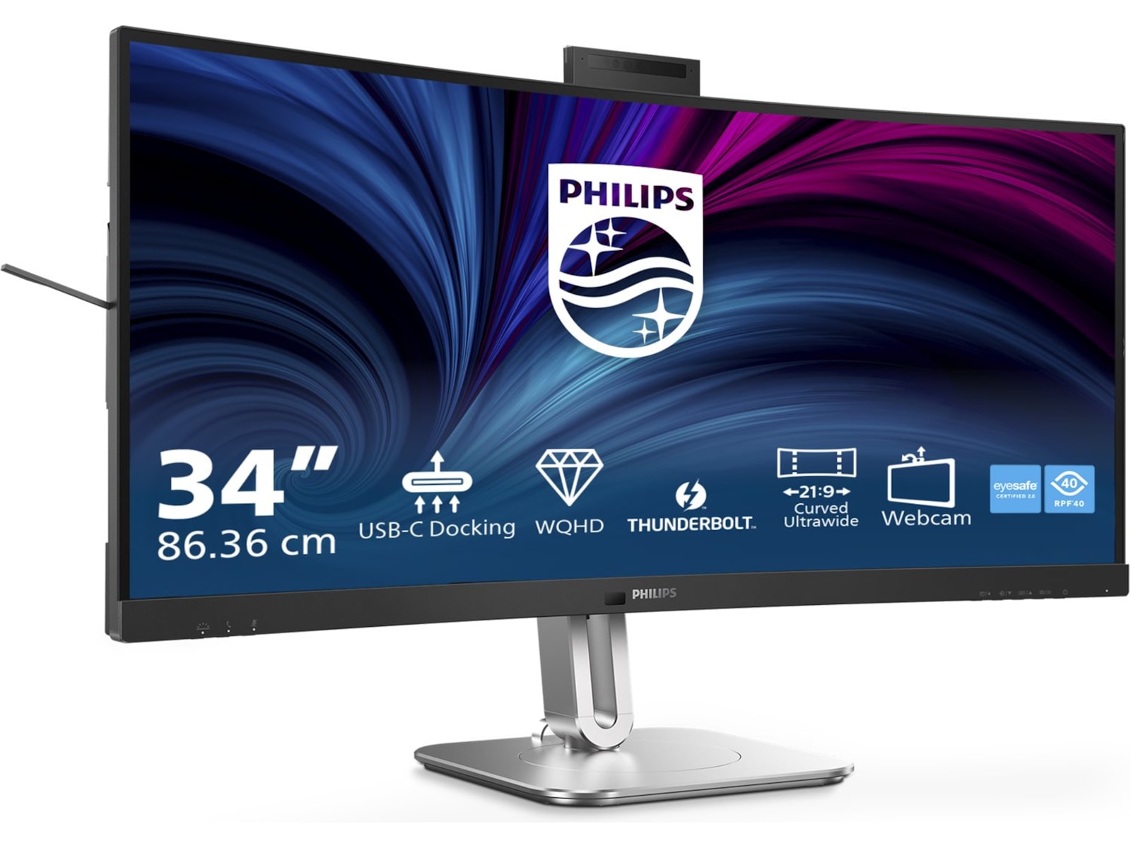 Philips 34" curved skjerm 34B2U6603CH/00 -B-Grade Demo skjermer