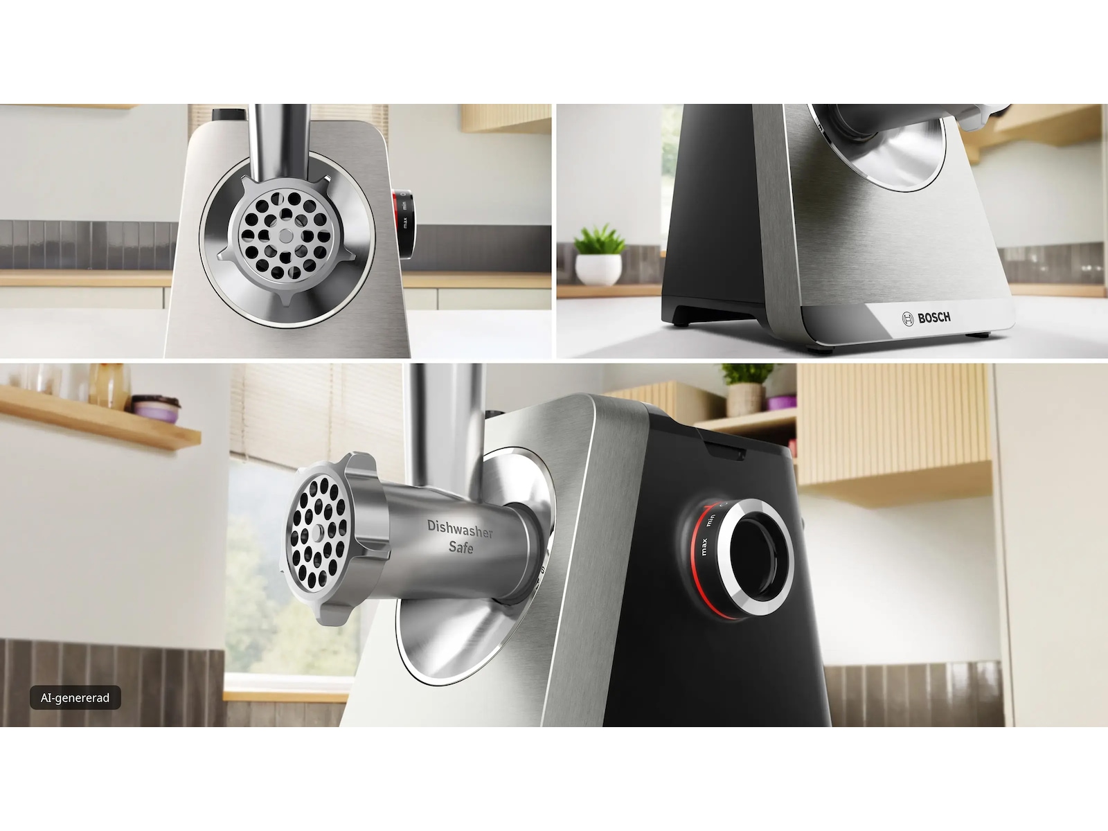Bosch Serie 8 Kjøttkvern MultiPower 2500 W Rustfritt stål Andre kjøkkenapparater