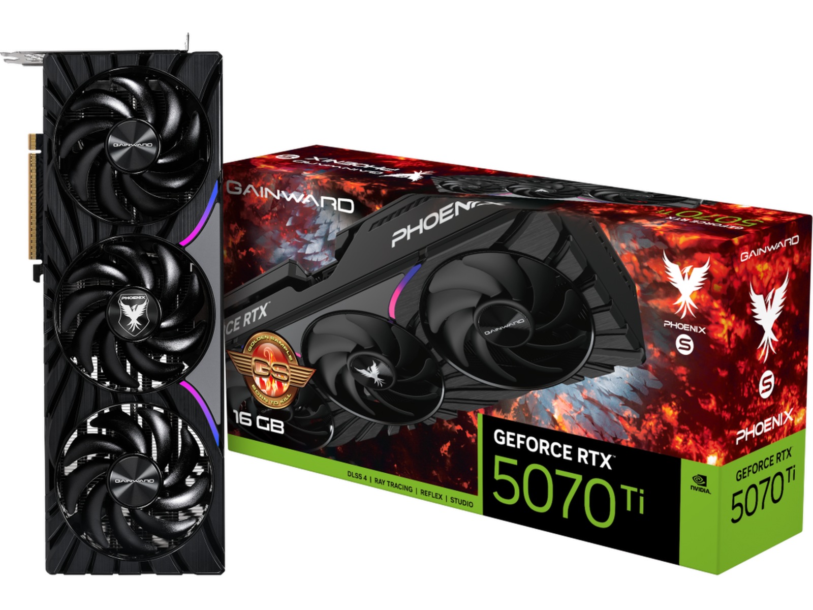 Gainward GeForce RTX 5070 Ti Phoenix-S GS -B-Grade Demo skjermkort
