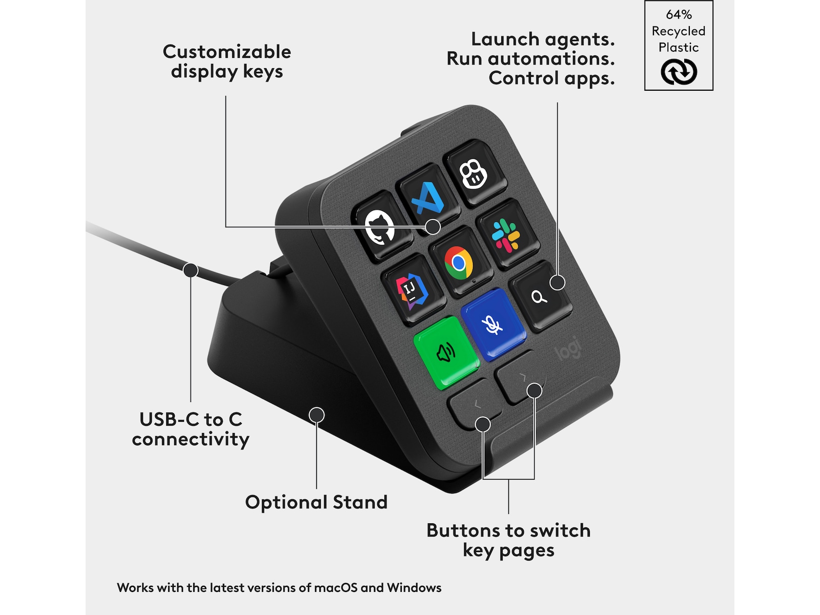 Logitech MX keypad Tastatur