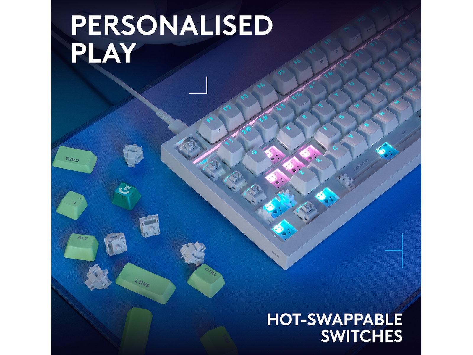Logitech G316 X 75-spilltastatur Gamingtastatur