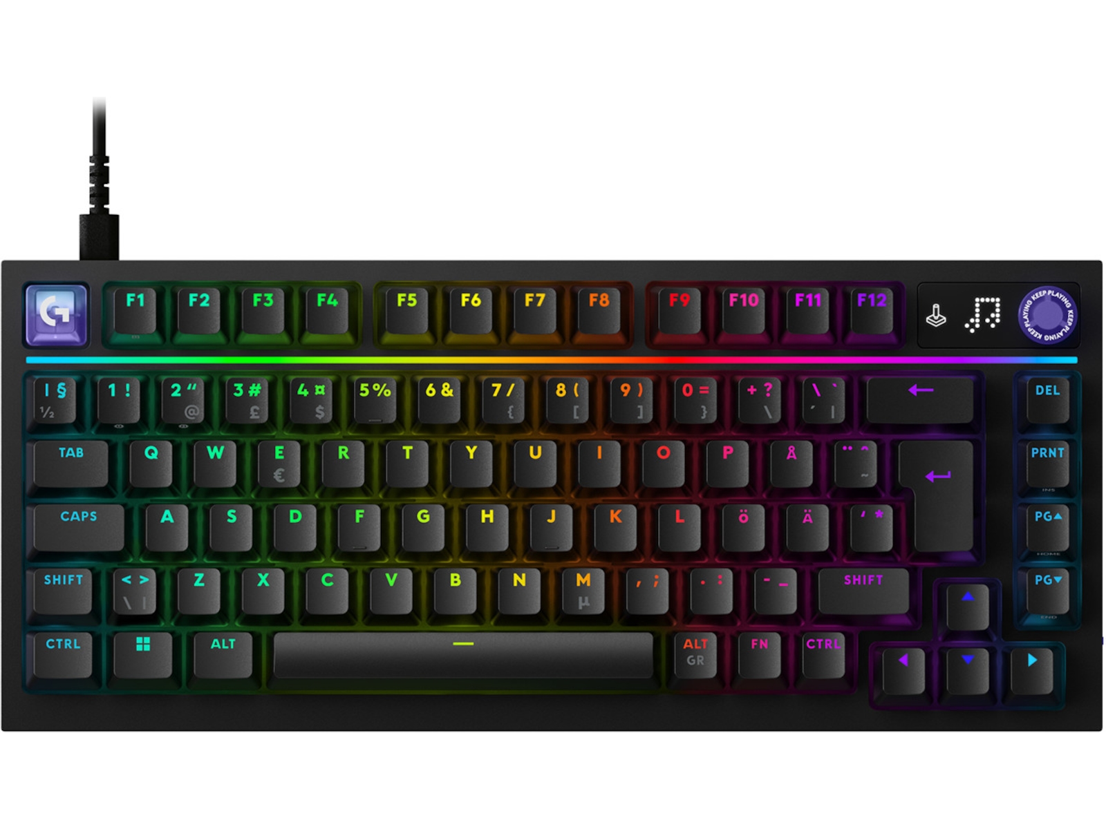 Logitech G316 X 75-speltangentbord Gamingtastatur