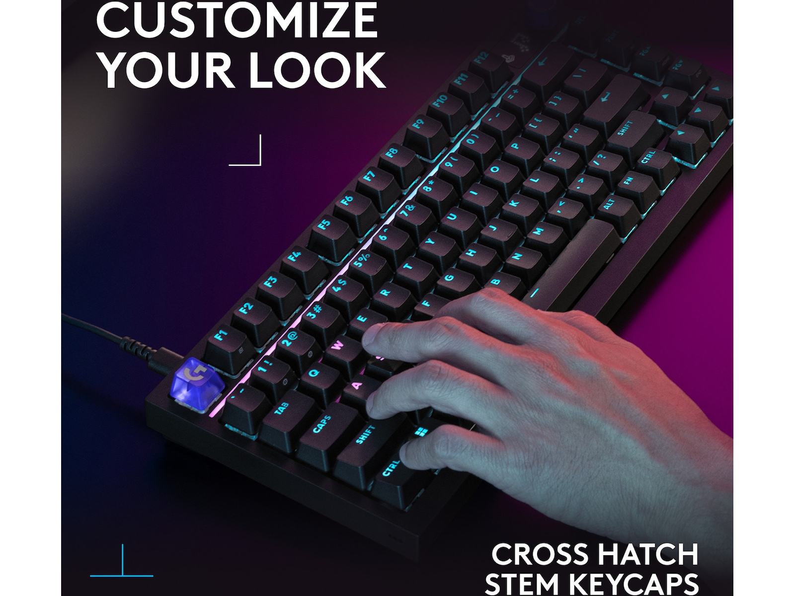 Logitech G316 X 75-speltangentbord Gamingtastatur