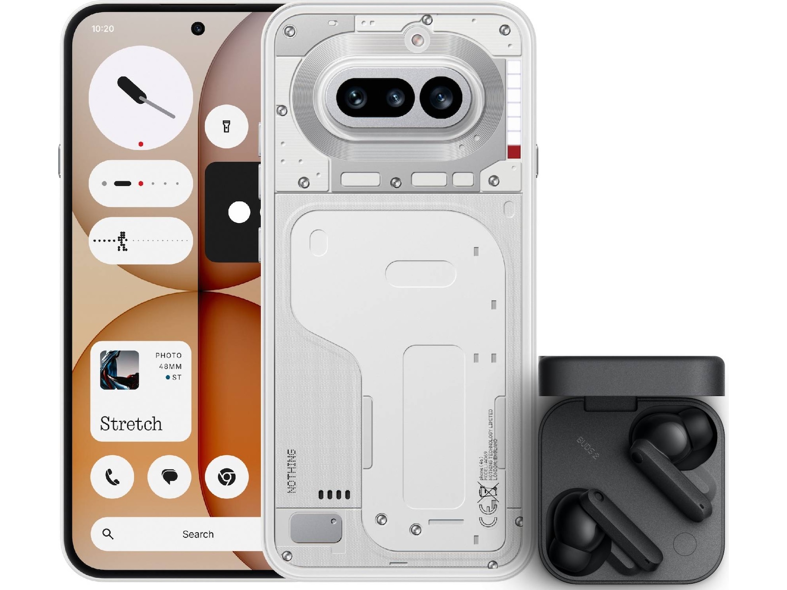 Nothing Phone (4a) 128GB (hvit) Mobiltelefoner