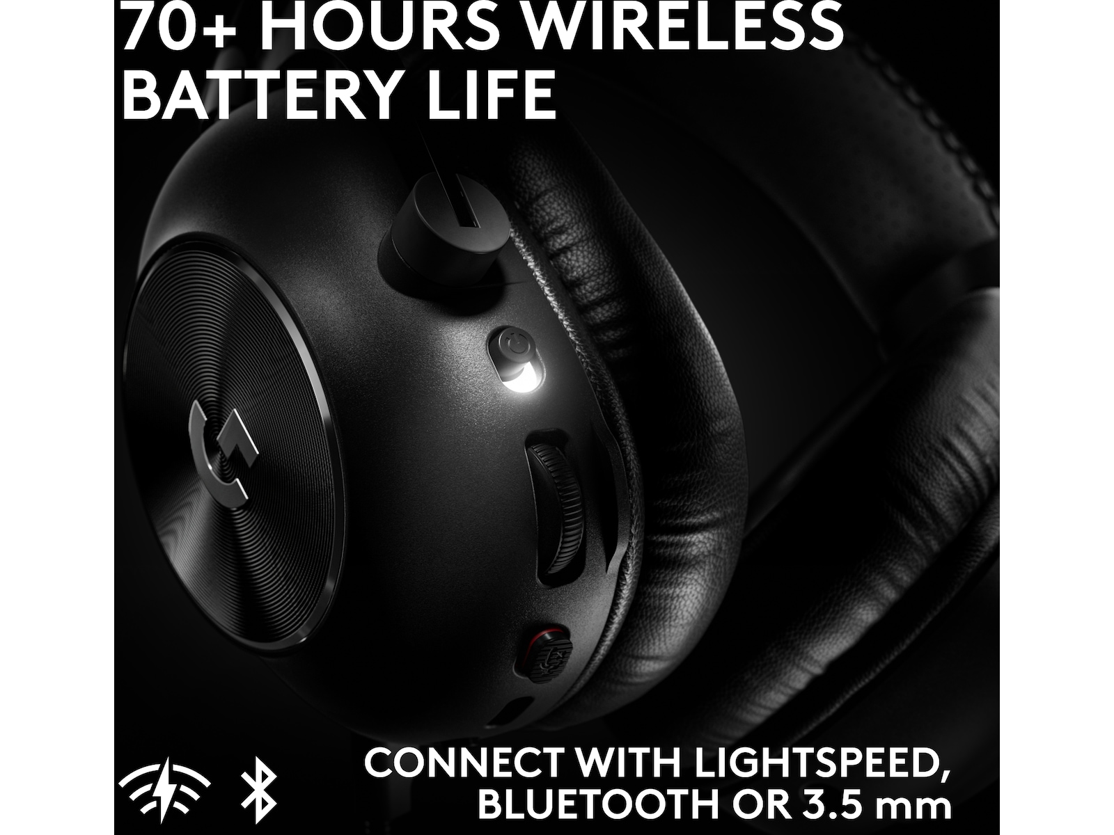 Logitech G PRO X3 LIGHTSPEED trådløst gaming headset (sort) Gamingheadset