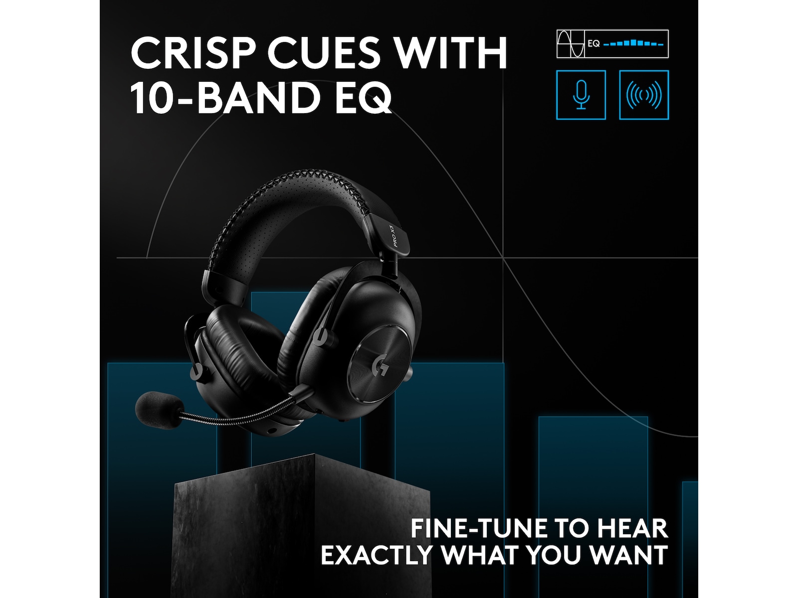 Logitech G PRO X3 LIGHTSPEED trådløst gaming headset (sort) Gamingheadset