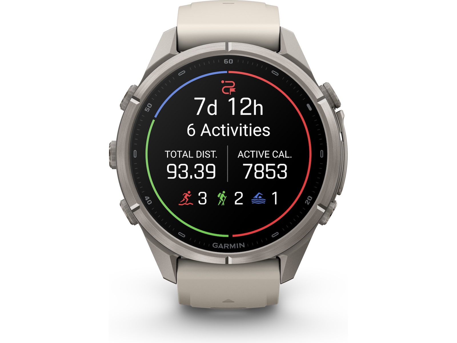 Garmin Fenix 9 Pro 43mm GPS (fog gray/dark sandstone) Smartklokker