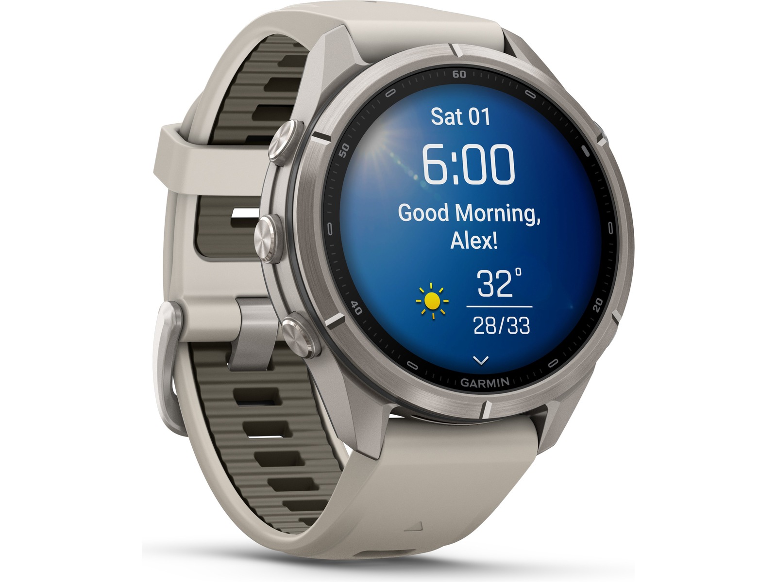 Garmin Fenix 9 Pro 43mm GPS (fog gray/dark sandstone) Smartklokker
