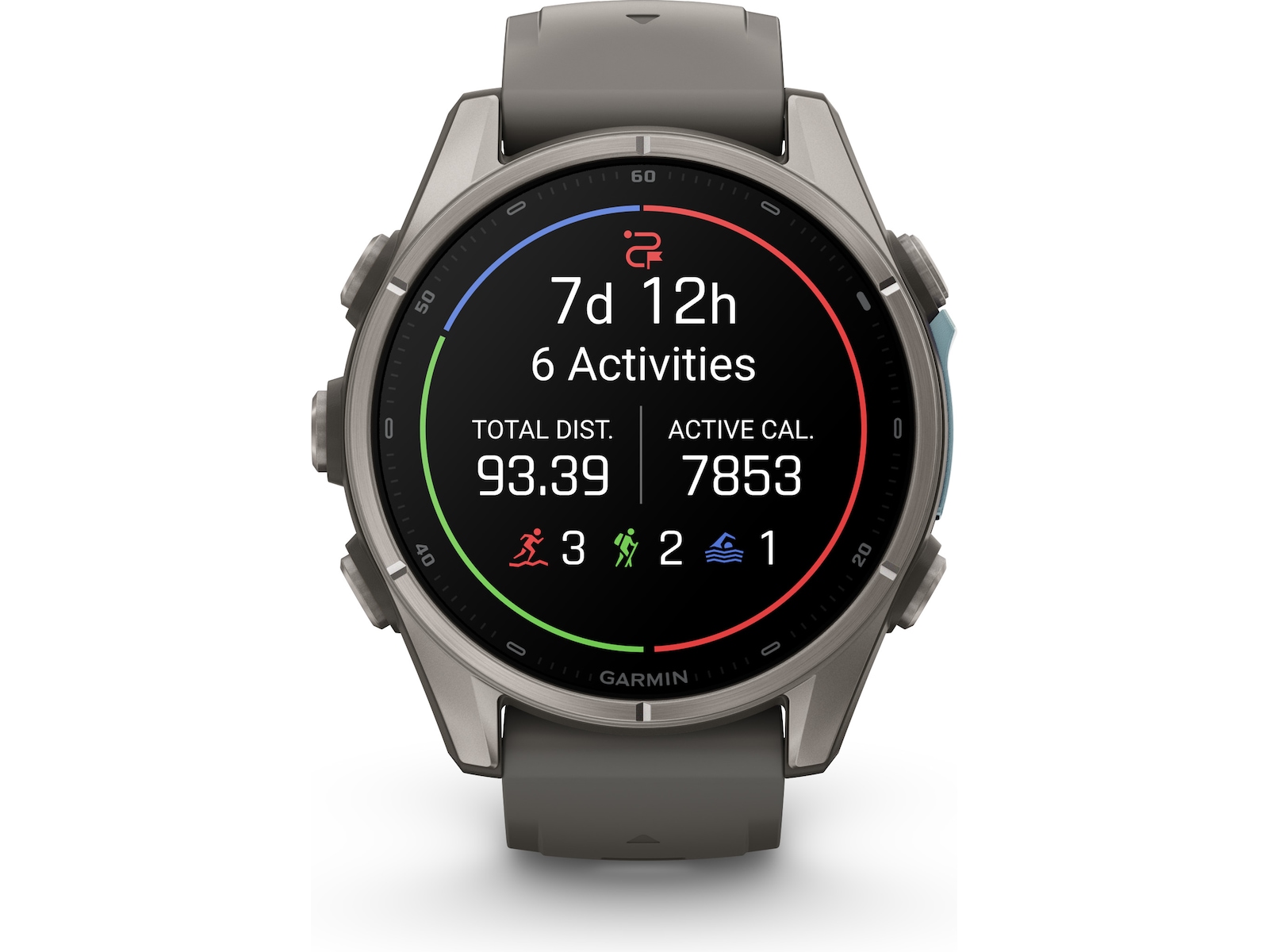 Garmin Fenix 9 43mm GPS (pebble gray) Smartklokker