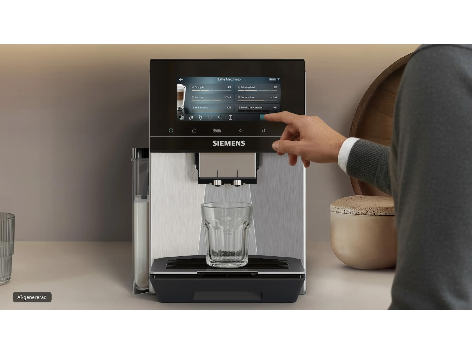 Siemens EQ900 iAroma Helautomatisk kaffemaskin Rustfritt stål Espressomaskiner