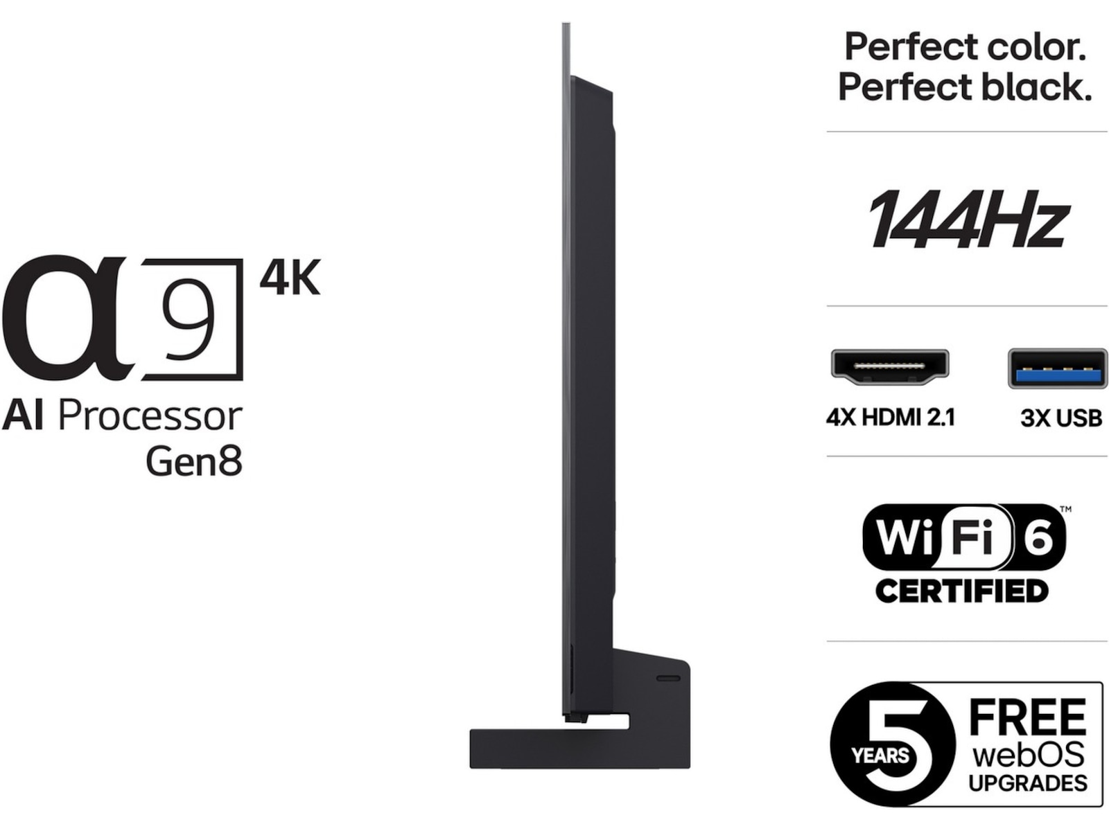 LG 42" C5 AI 4K OLED Smart TV (2025) + soundbar 20 - 49 tommer TV