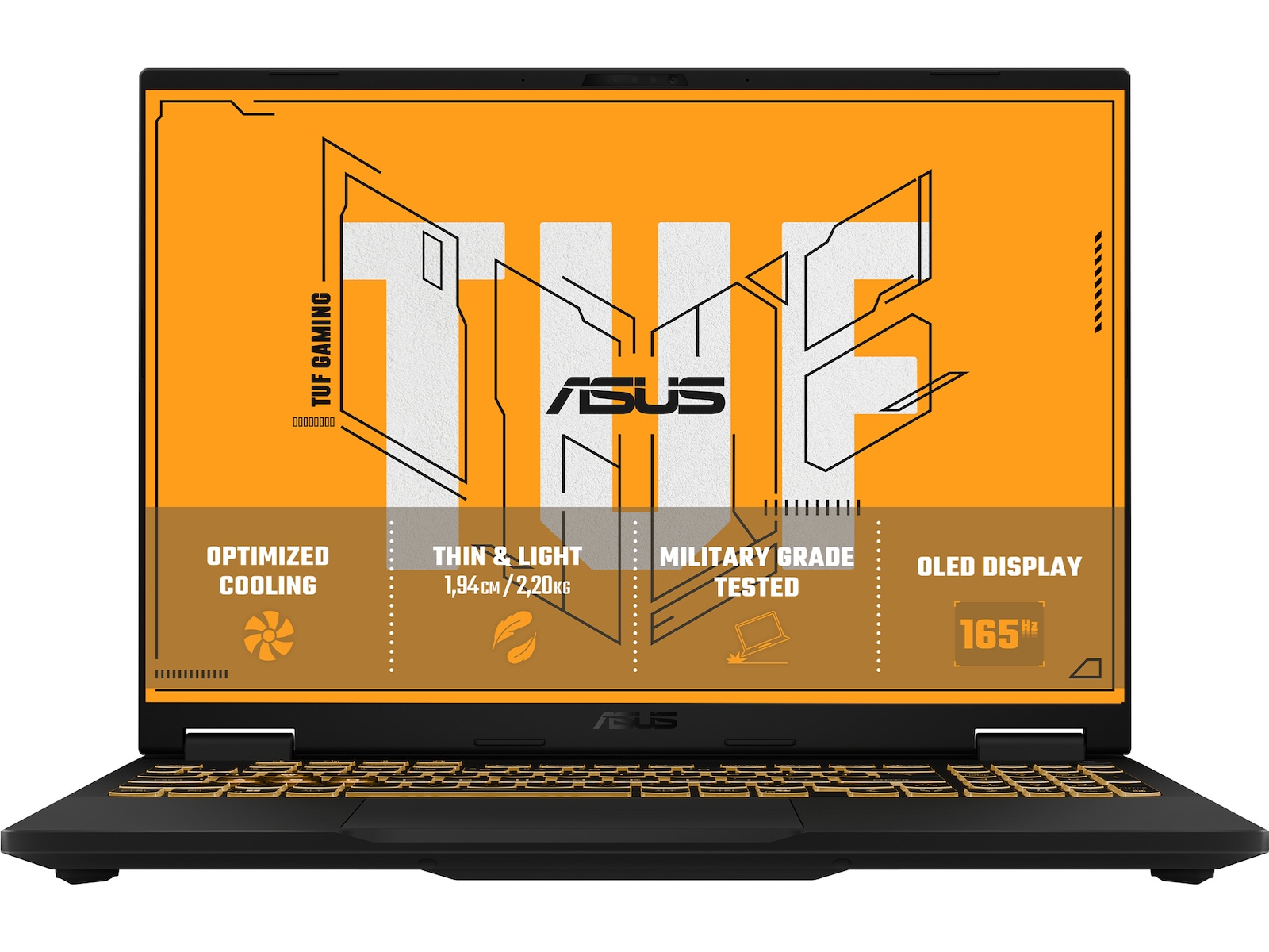 ASUS TUF Gaming A16 16" 2.5K 165 Hz -B-Grade Demo bærbar PC