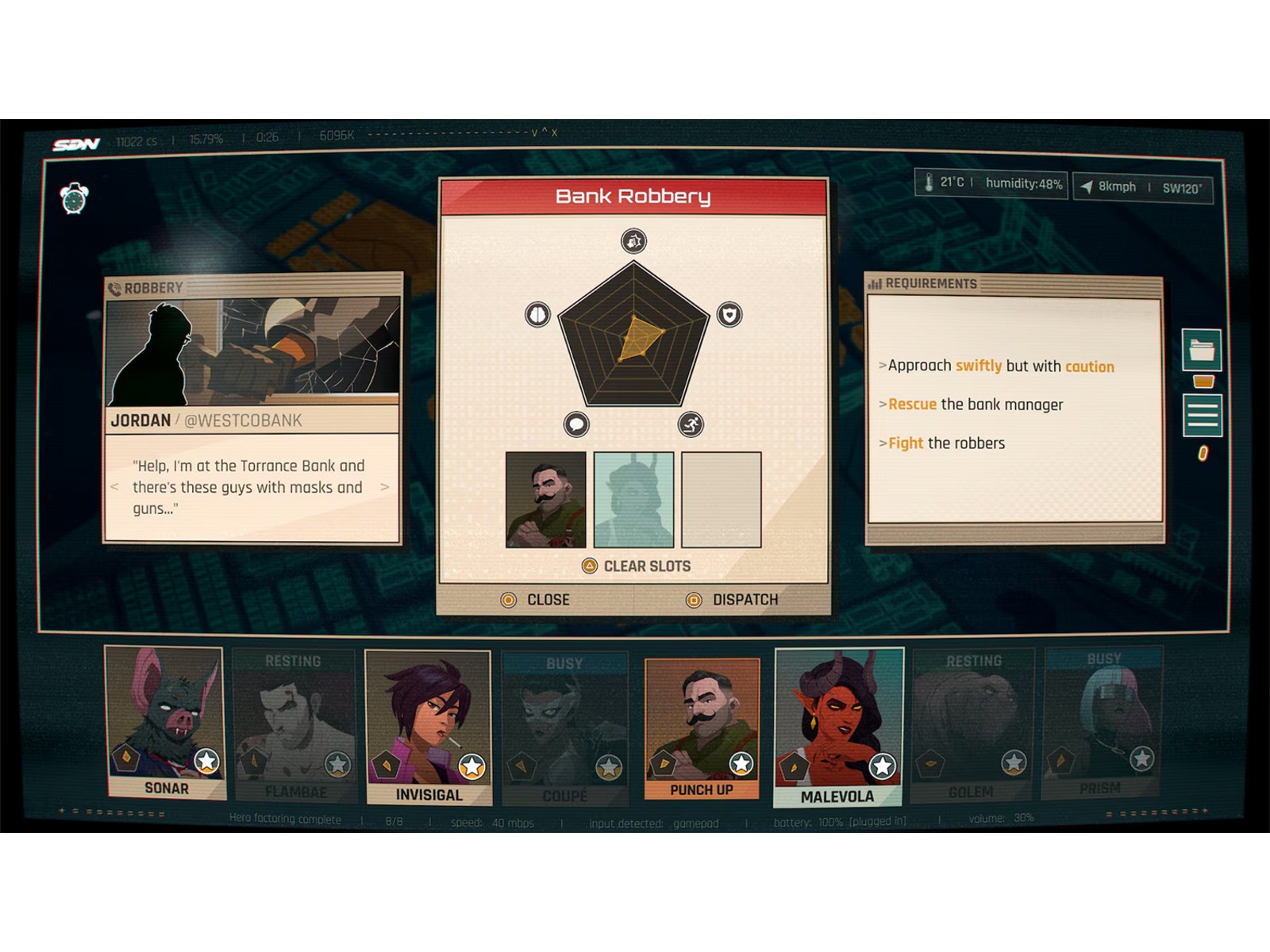 Dispatch Deluxe Edition Spill til Nintendo Switch 2