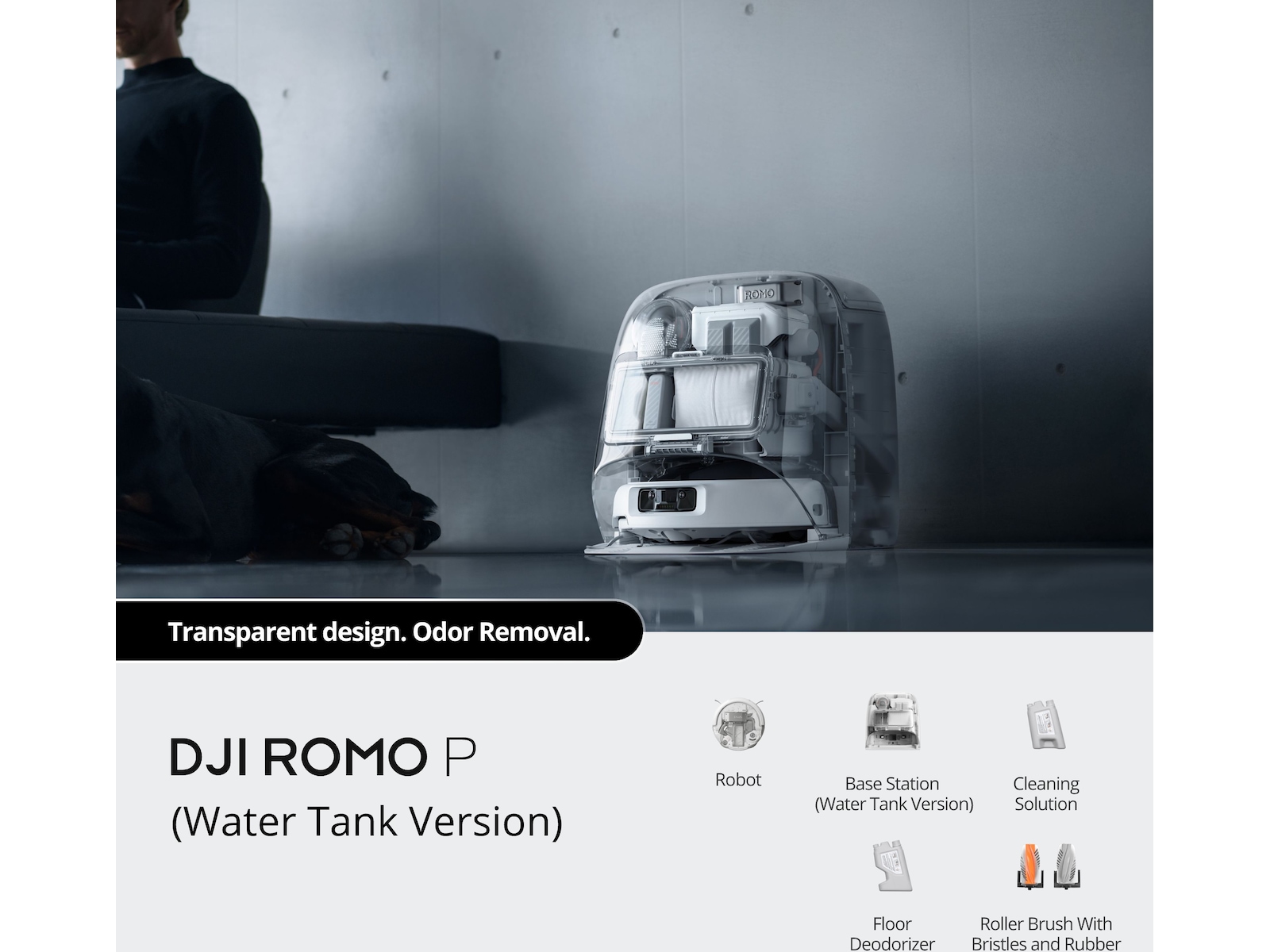 DJI ROMO P robotstøvsuger -B-Grade Demo hjem & fritid
